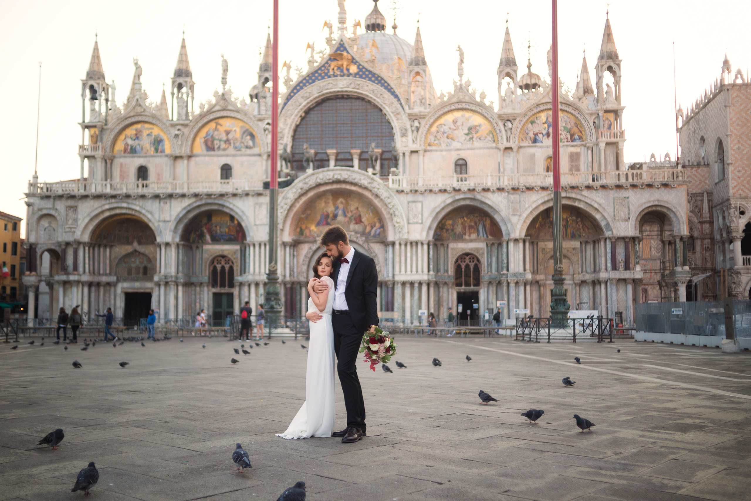 Свадебная фотосъемка для Анны и Василия в Венеции, Италия. Свадебный и семейный фотограф в Москве Евгения Лисина
