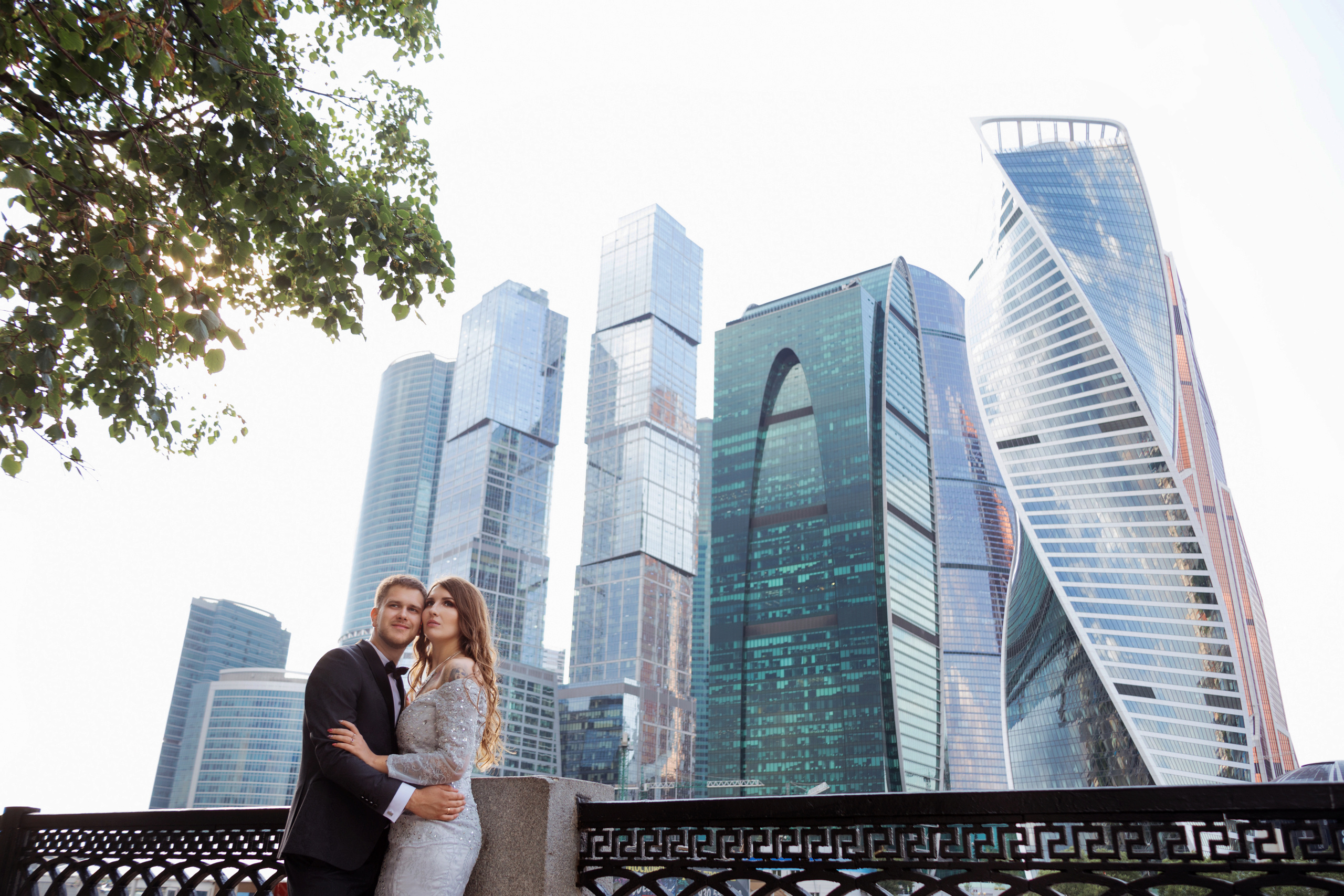 Павел и Людмила. Москва-сити. Свадебный и семейный фотограф в Москве Евгения Лисина