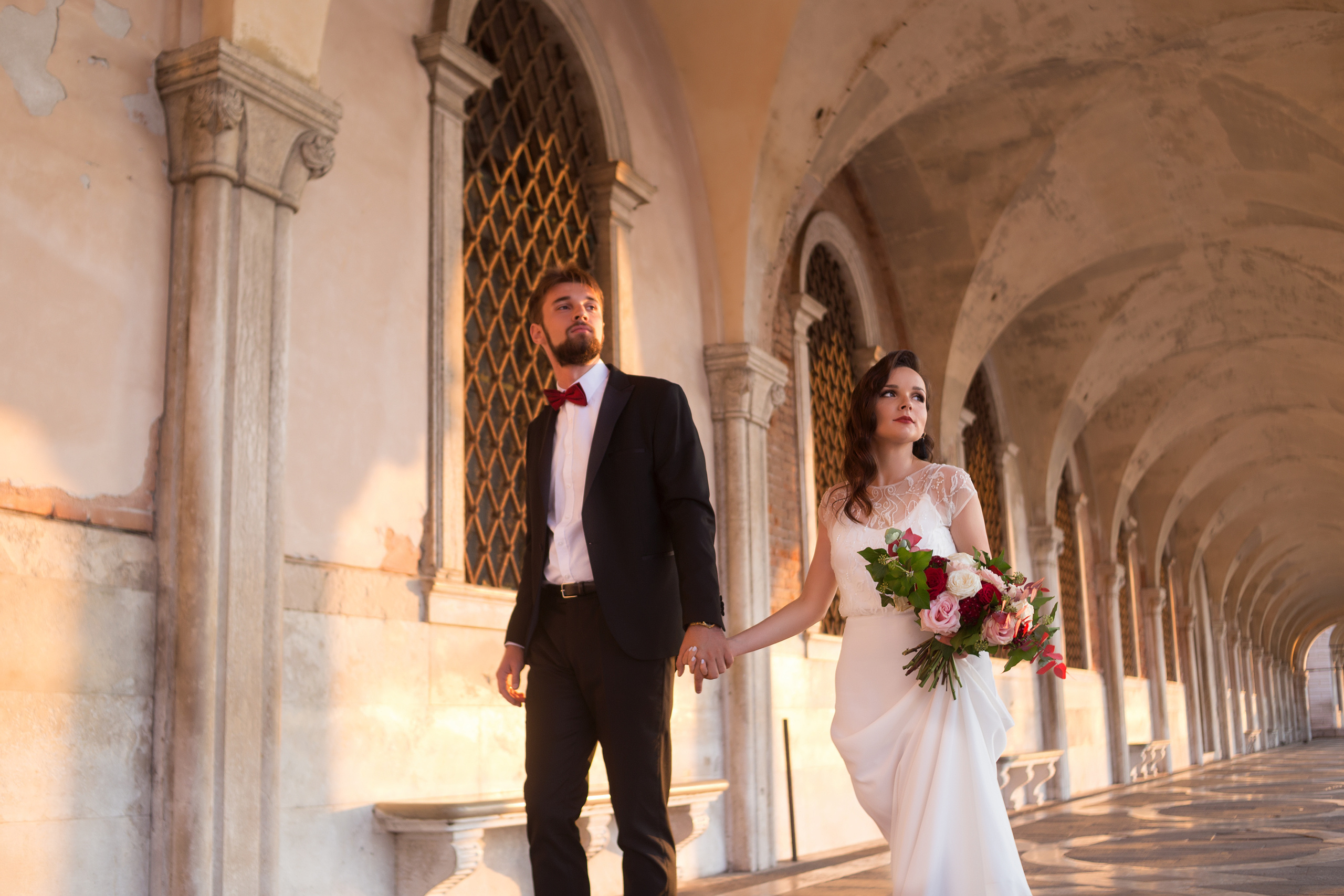 Свадебная фотосъемка для Анны и Василия в Венеции, Италия. Свадебный и семейный фотограф в Москве Евгения Лисина