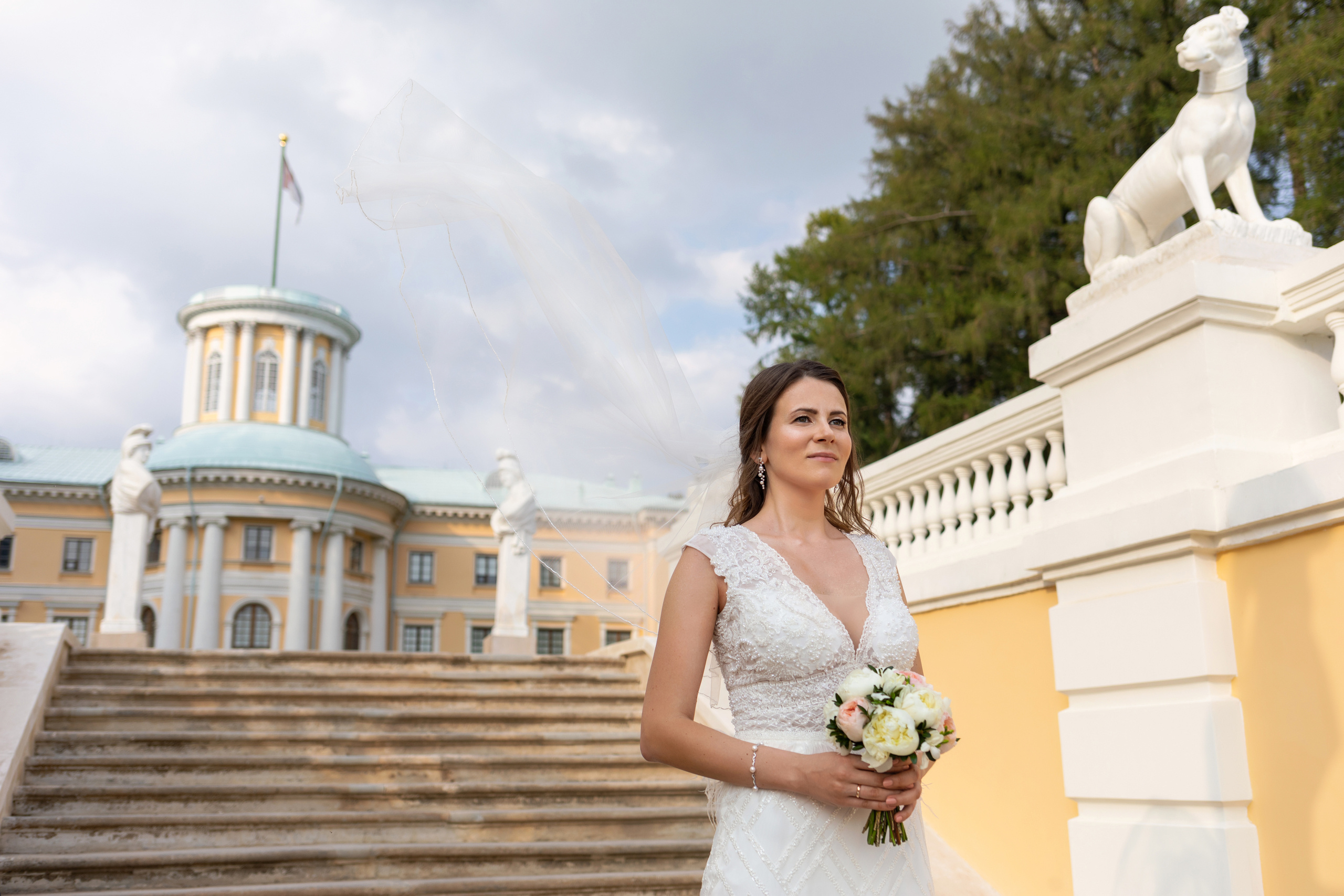 Анна и Андрей. Архангельское. Свадебный и семейный фотограф в Москве Евгения Лисина