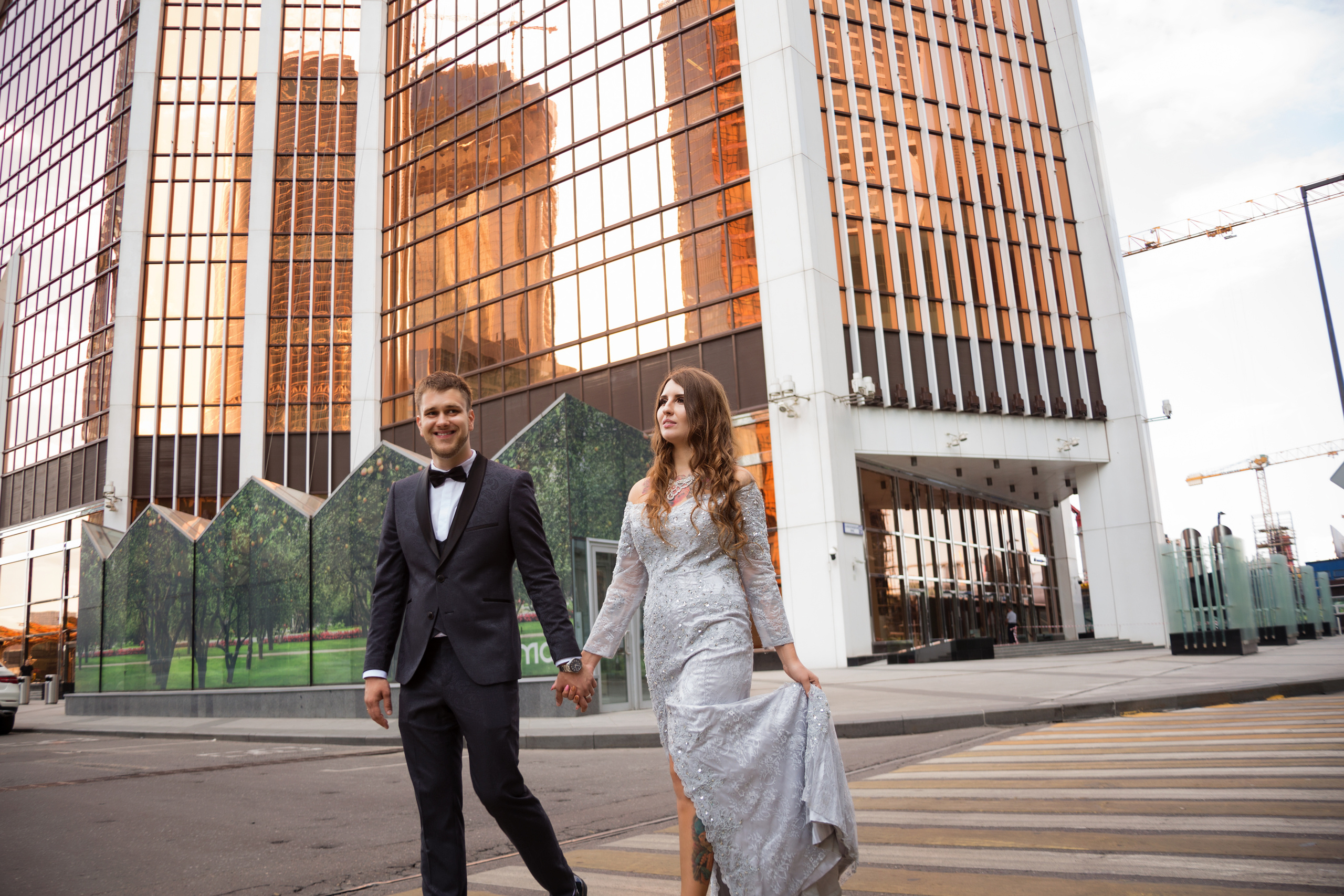 Павел и Людмила. Москва-сити. Свадебный и семейный фотограф в Москве Евгения Лисина