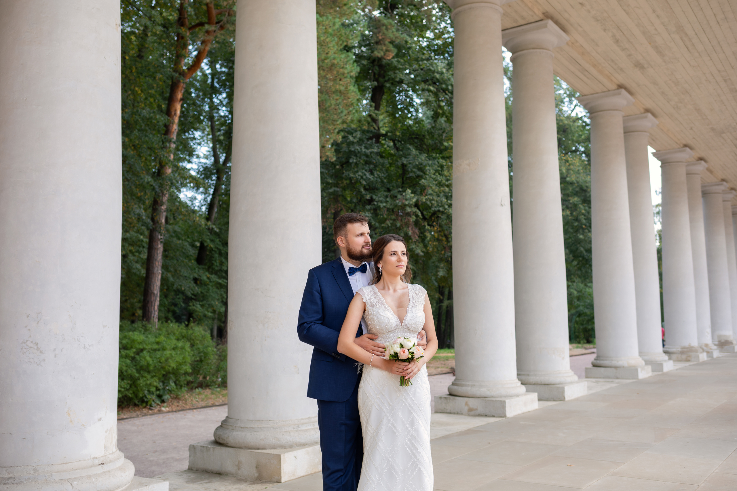 Анна и Андрей. Архангельское. Свадебный и семейный фотограф в Москве Евгения Лисина