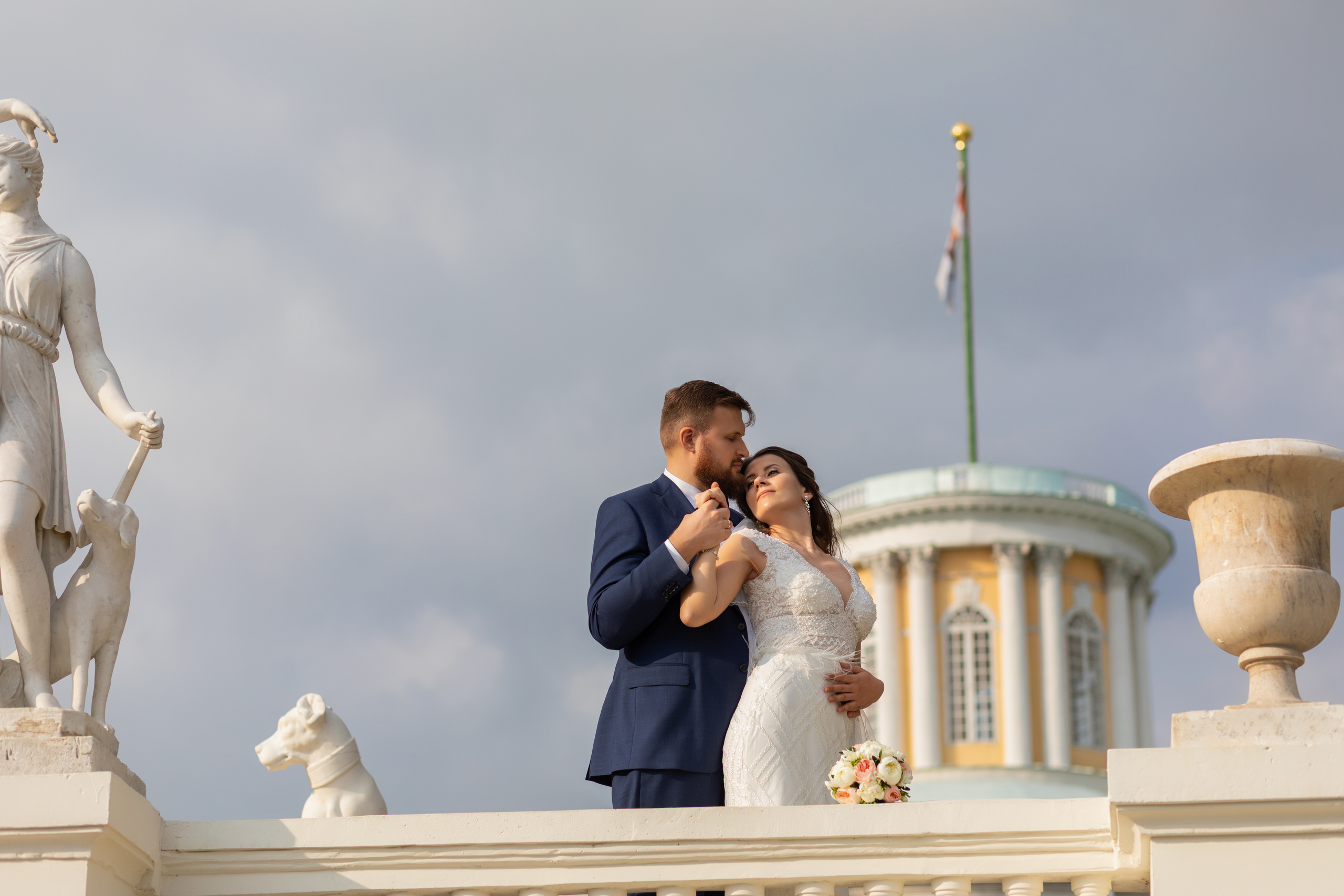 Анна и Андрей. Архангельское. Свадебный и семейный фотограф в Москве Евгения Лисина