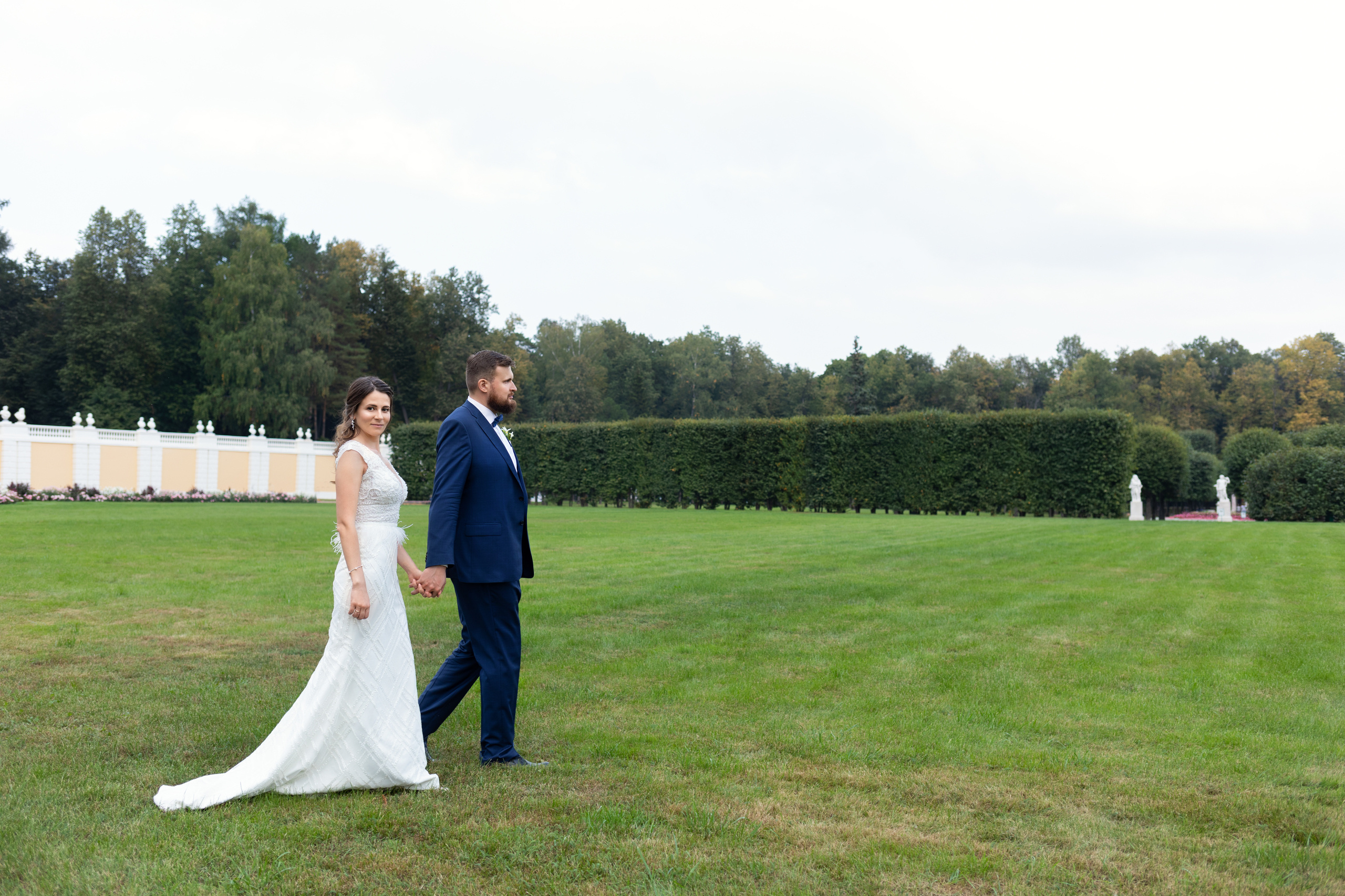 Анна и Андрей. Архангельское. Свадебный и семейный фотограф в Москве Евгения Лисина