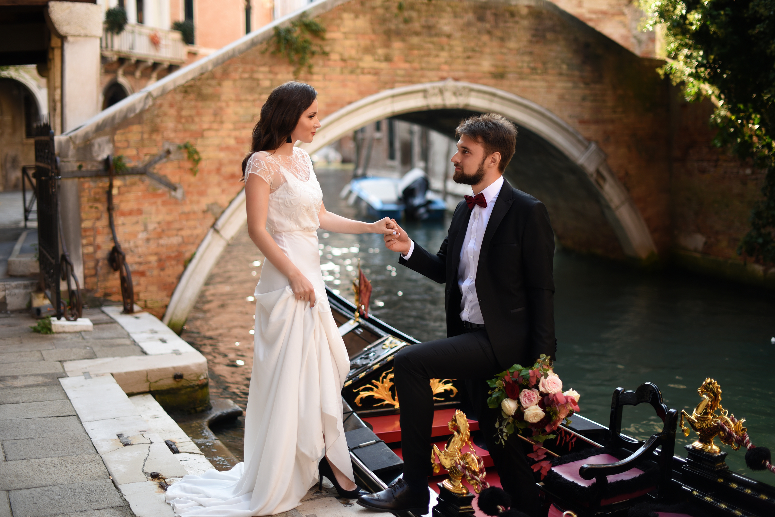 Свадебная фотосъемка для Анны и Василия в Венеции, Италия. Свадебный и семейный фотограф в Москве Евгения Лисина