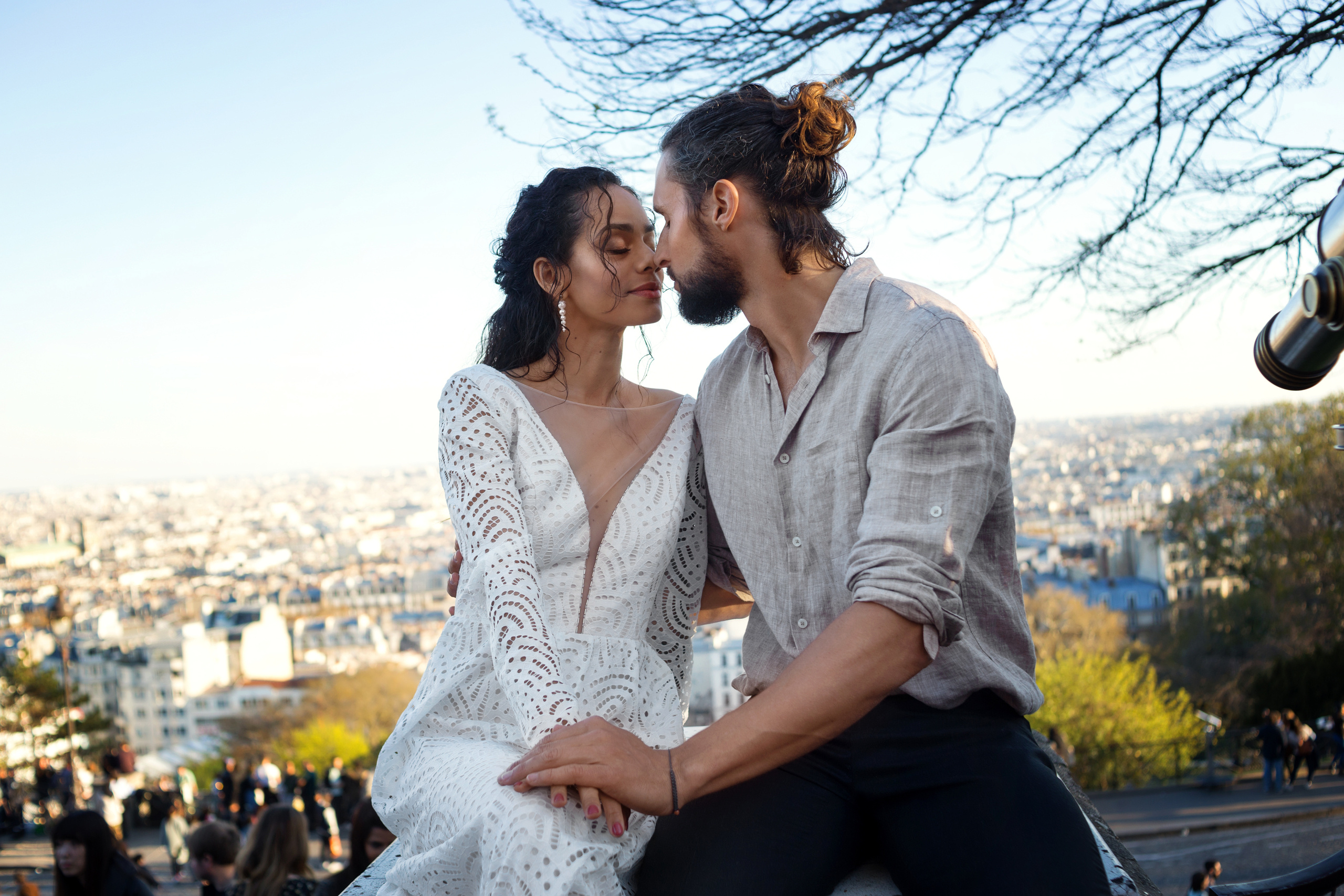 Свадебная фотосъемка для Анны и Василия в Париже, Франция. Свадебный и семейный фотограф в Москве Евгения Лисина