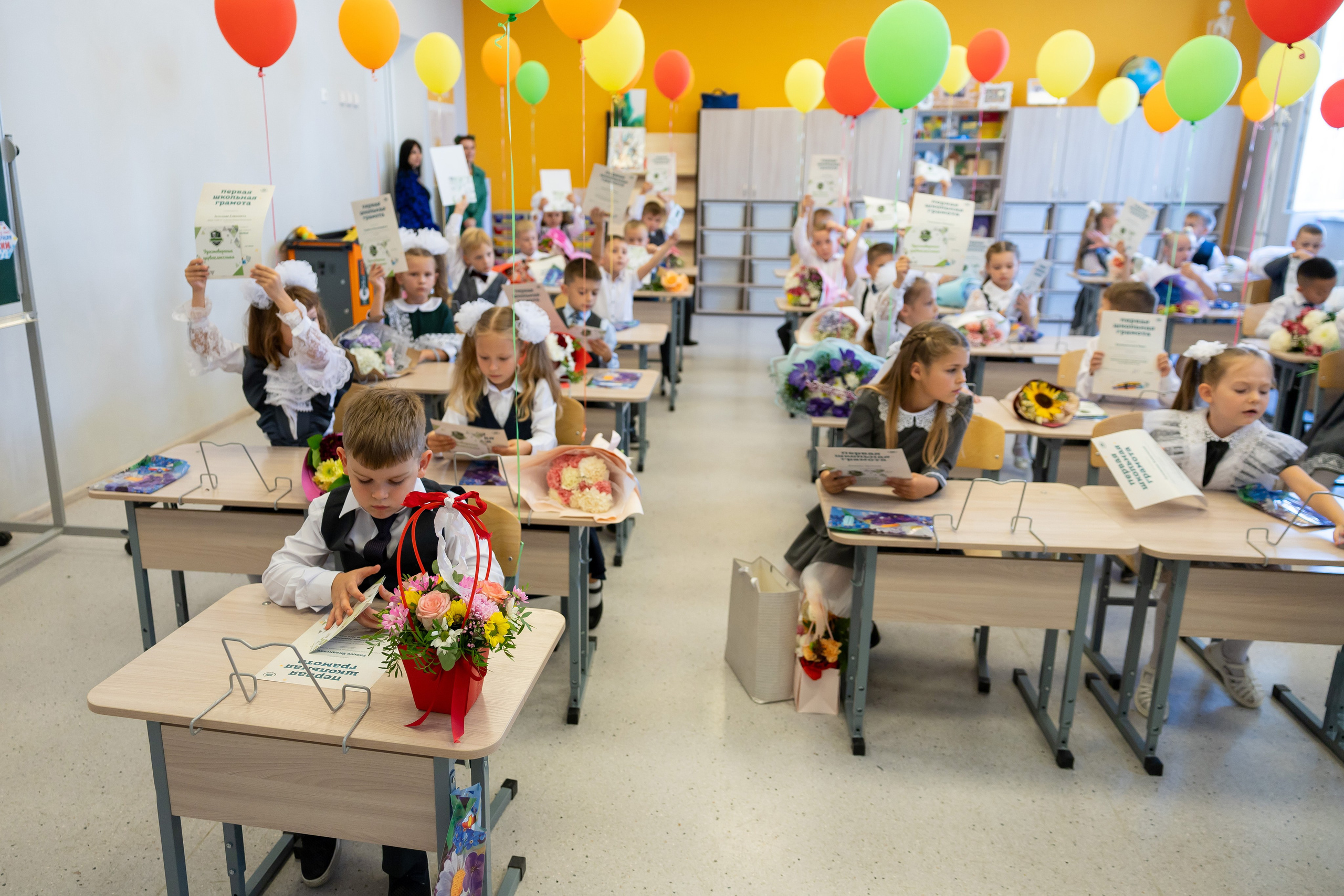 Первый раз в первый класс (репортажная съемка). Фотограф в Серпухове Наталья Руденко