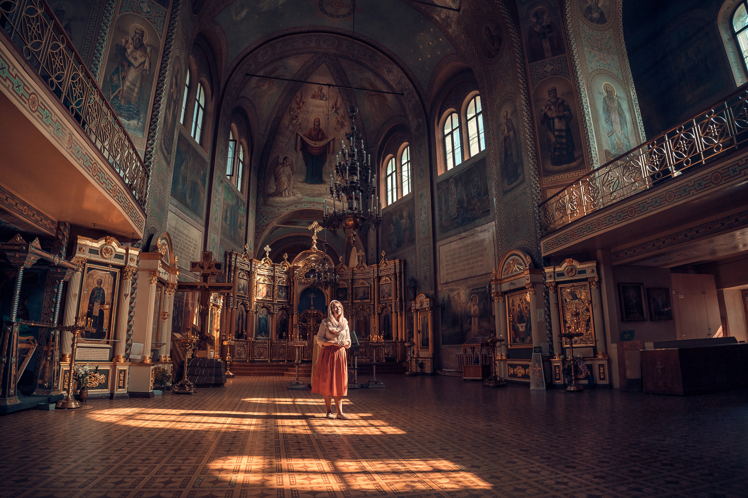 Женская православная съемка в храме Сергея Радонежского г. Тула. Церковный фотограф Севастополь