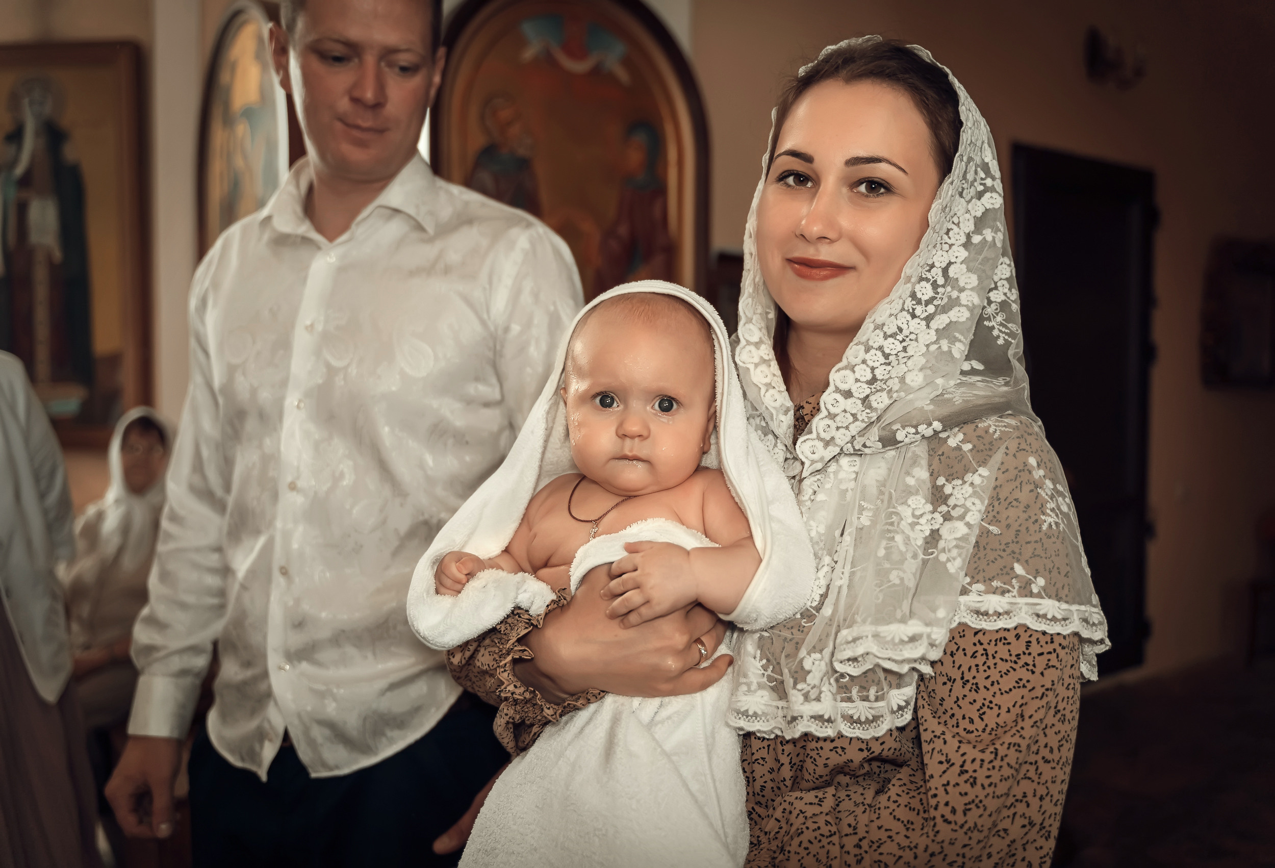 Крещение в Воскресенском храме г. Венев. Церковный фотограф Севастополь