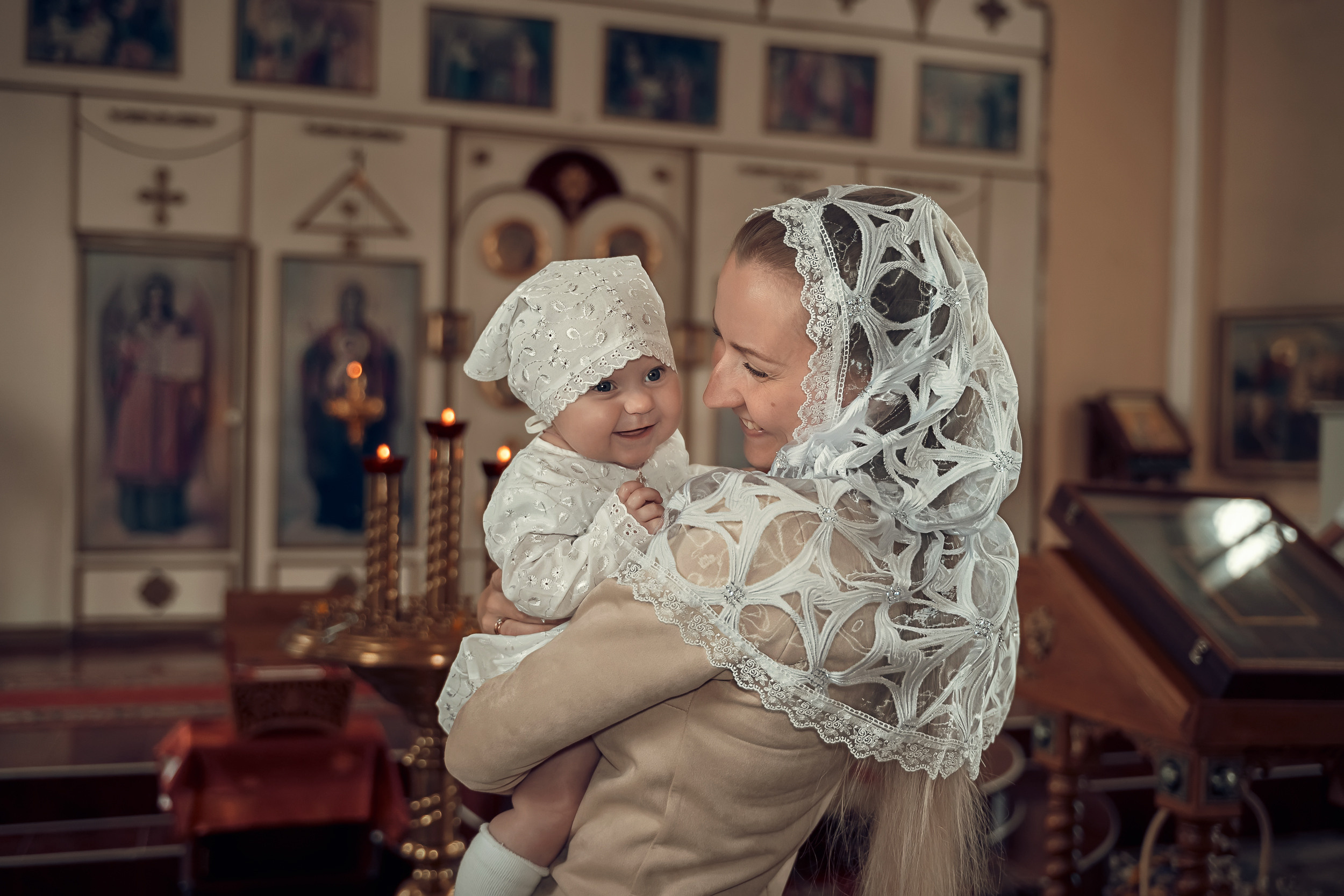 Крещение в Воскресенском храме г. Венев. Церковный фотограф Севастополь