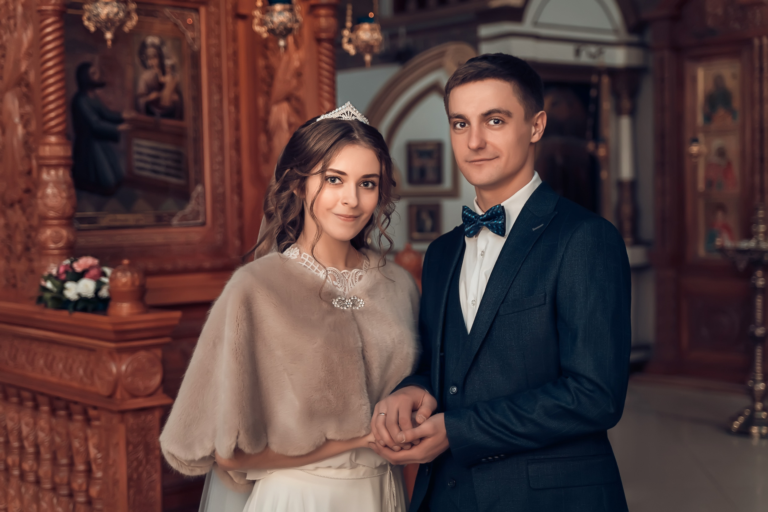 Венчание в храме «Нечаянная Радость» г. Новомосковск. Церковный фотограф Севастополь