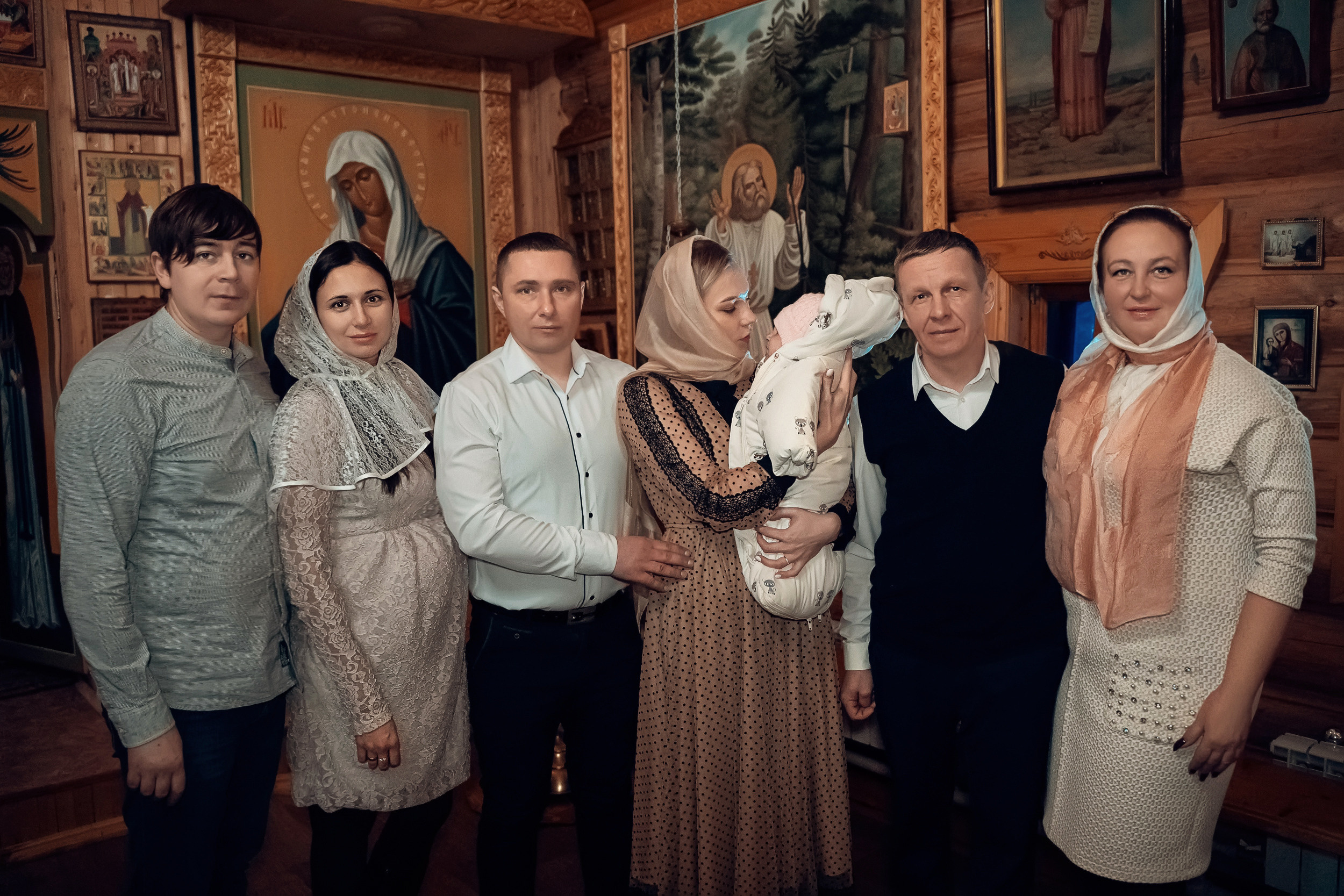 Крещение в храме Преподобного Серафима Саровского с. Дедилово. Церковный фотограф Севастополь