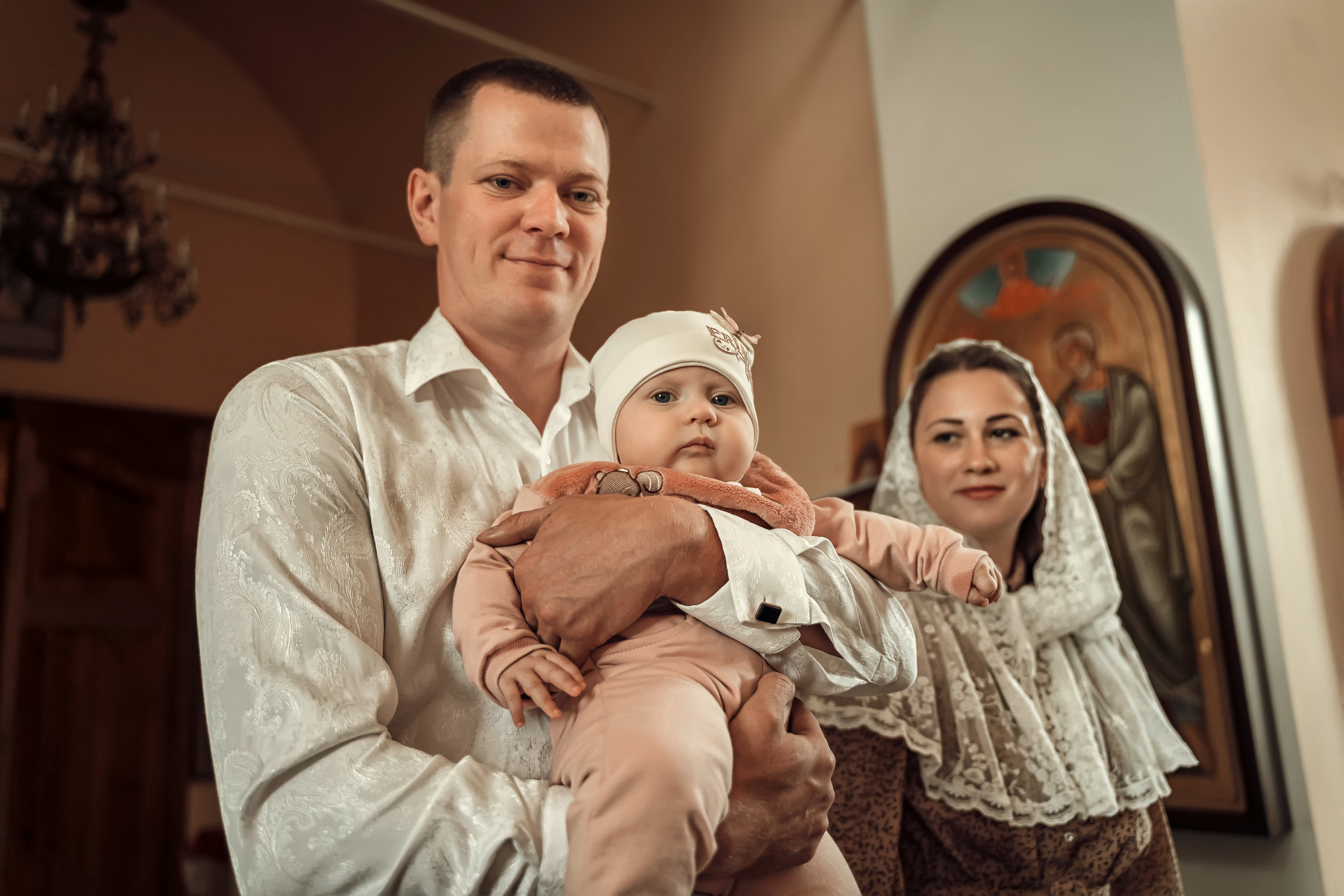 Крещение в Воскресенском храме г. Венев. Церковный фотограф Севастополь