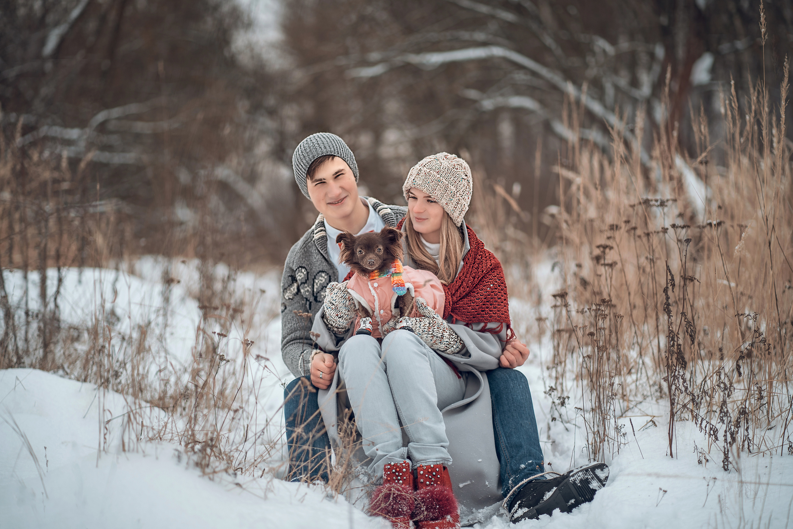 Зимняя фотопрогулка в парке. Церковный фотограф Севастополь