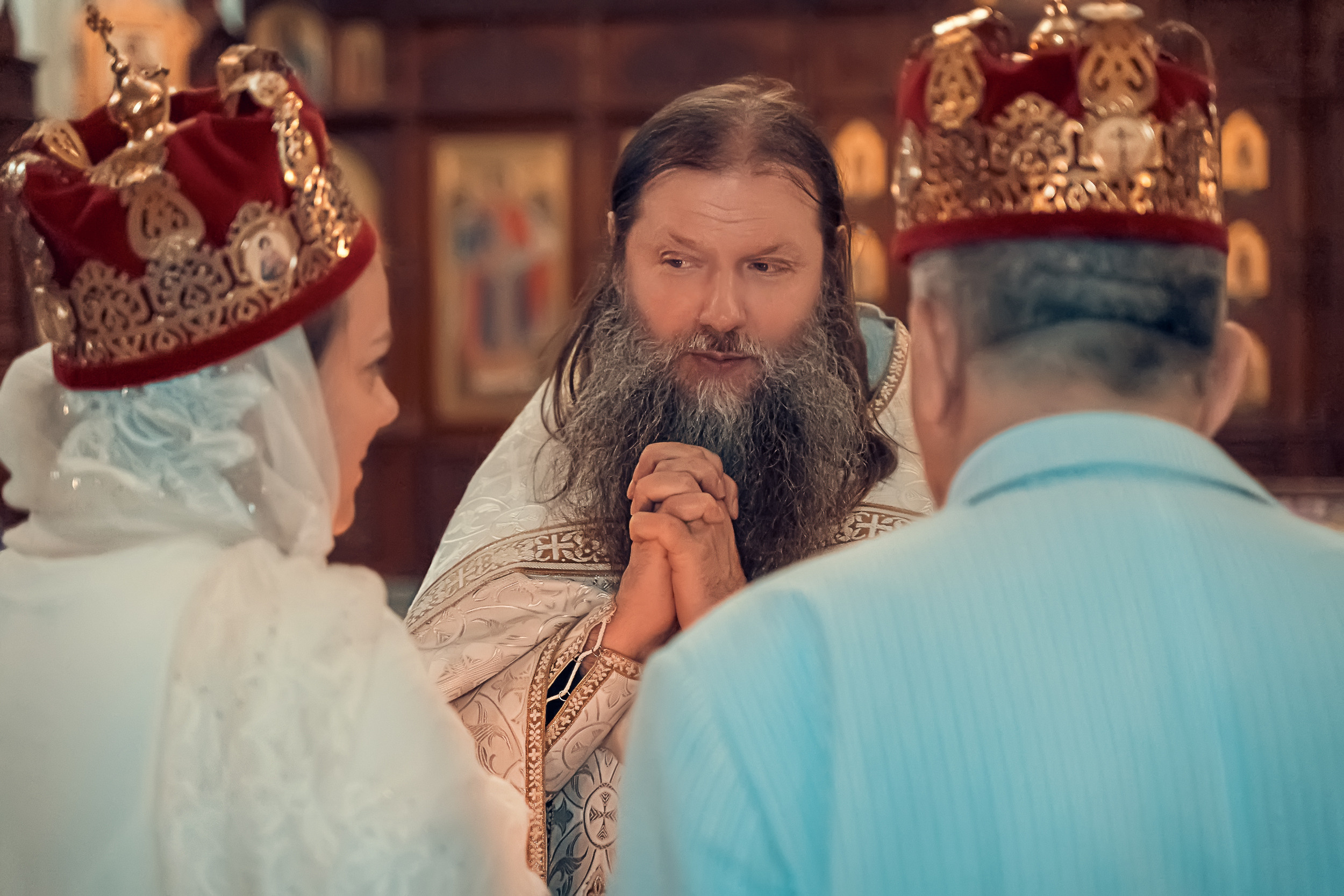 Венчание в храме Алексия Человека Божия г. Москва. Церковный фотограф Севастополь