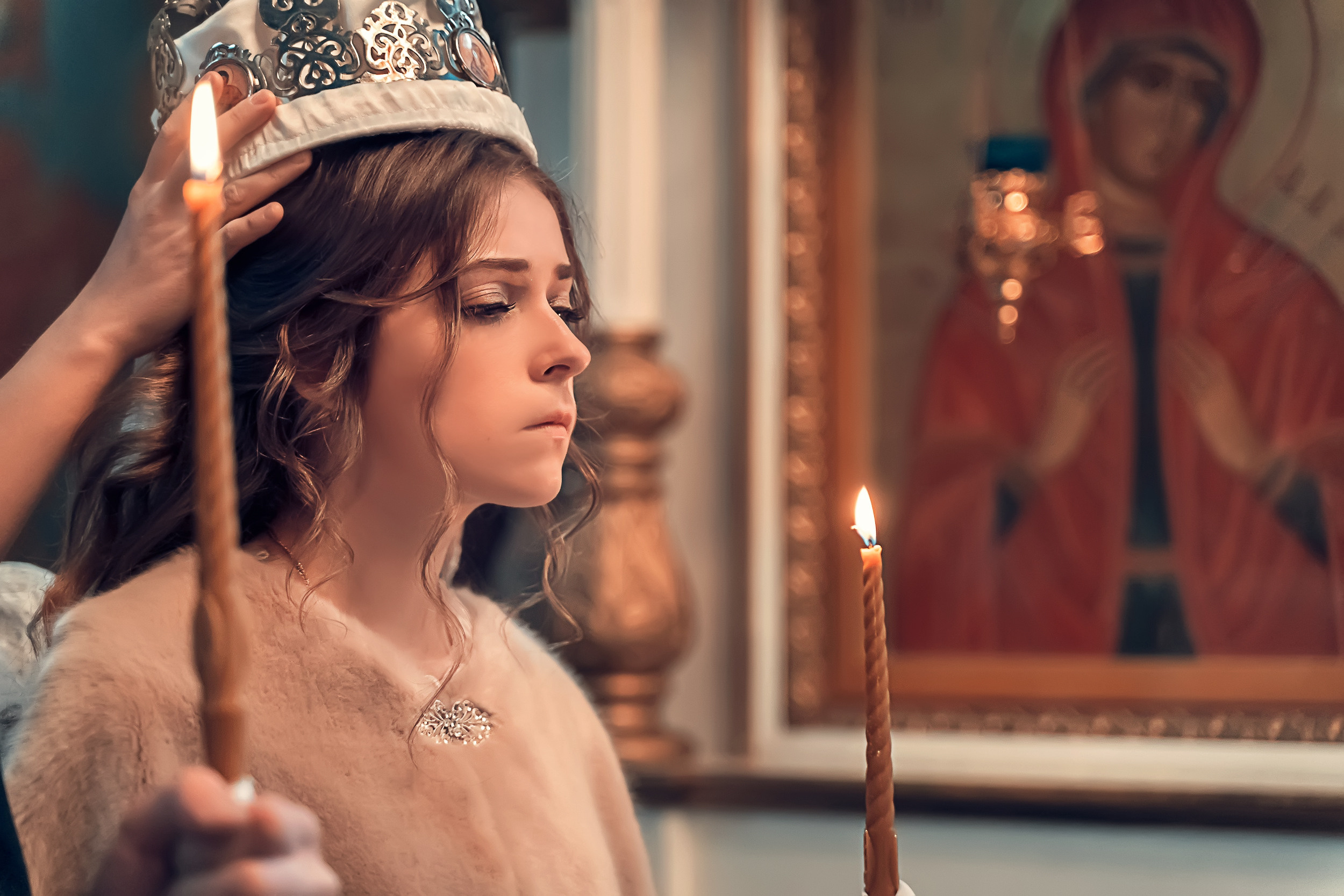 Венчание в храме «Нечаянная Радость» г. Новомосковск. Церковный фотограф Севастополь