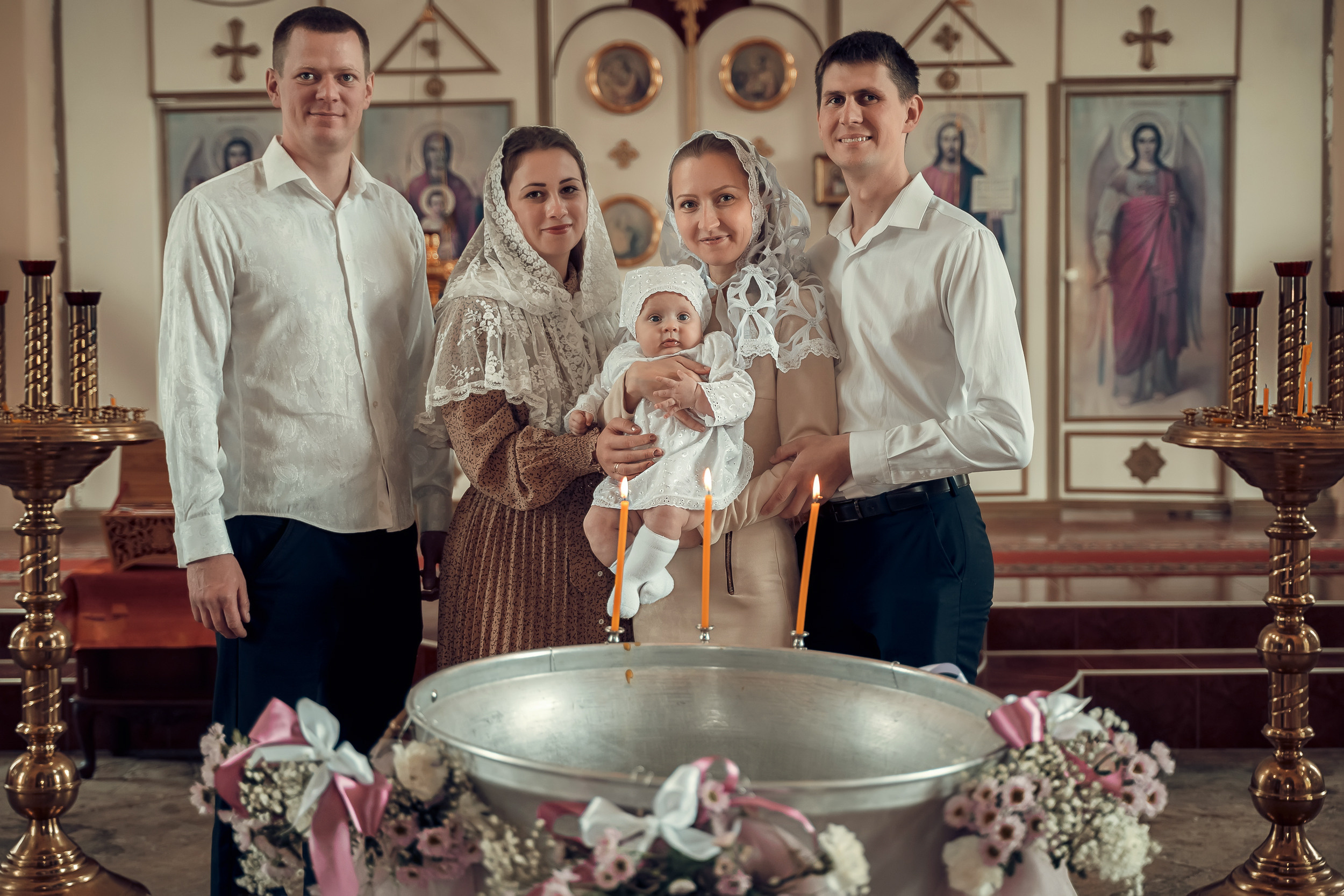 Крещение в Воскресенском храме г. Венев. Церковный фотограф Севастополь