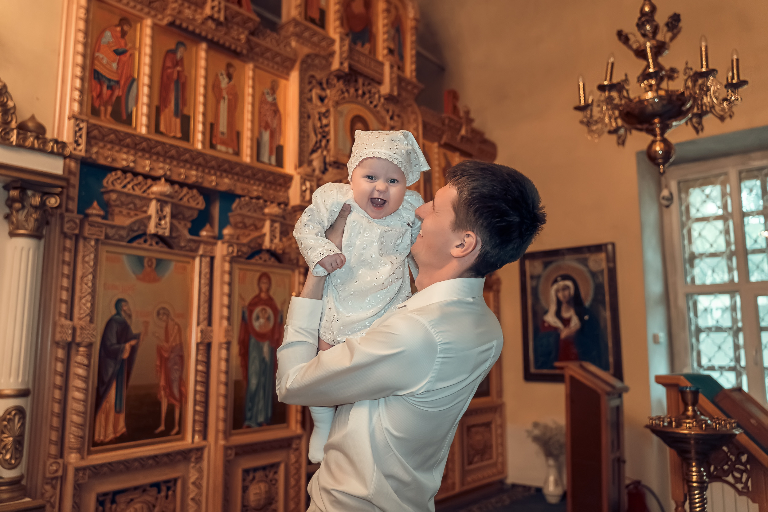 Крещение в Воскресенском храме г. Венев. Церковный фотограф Севастополь