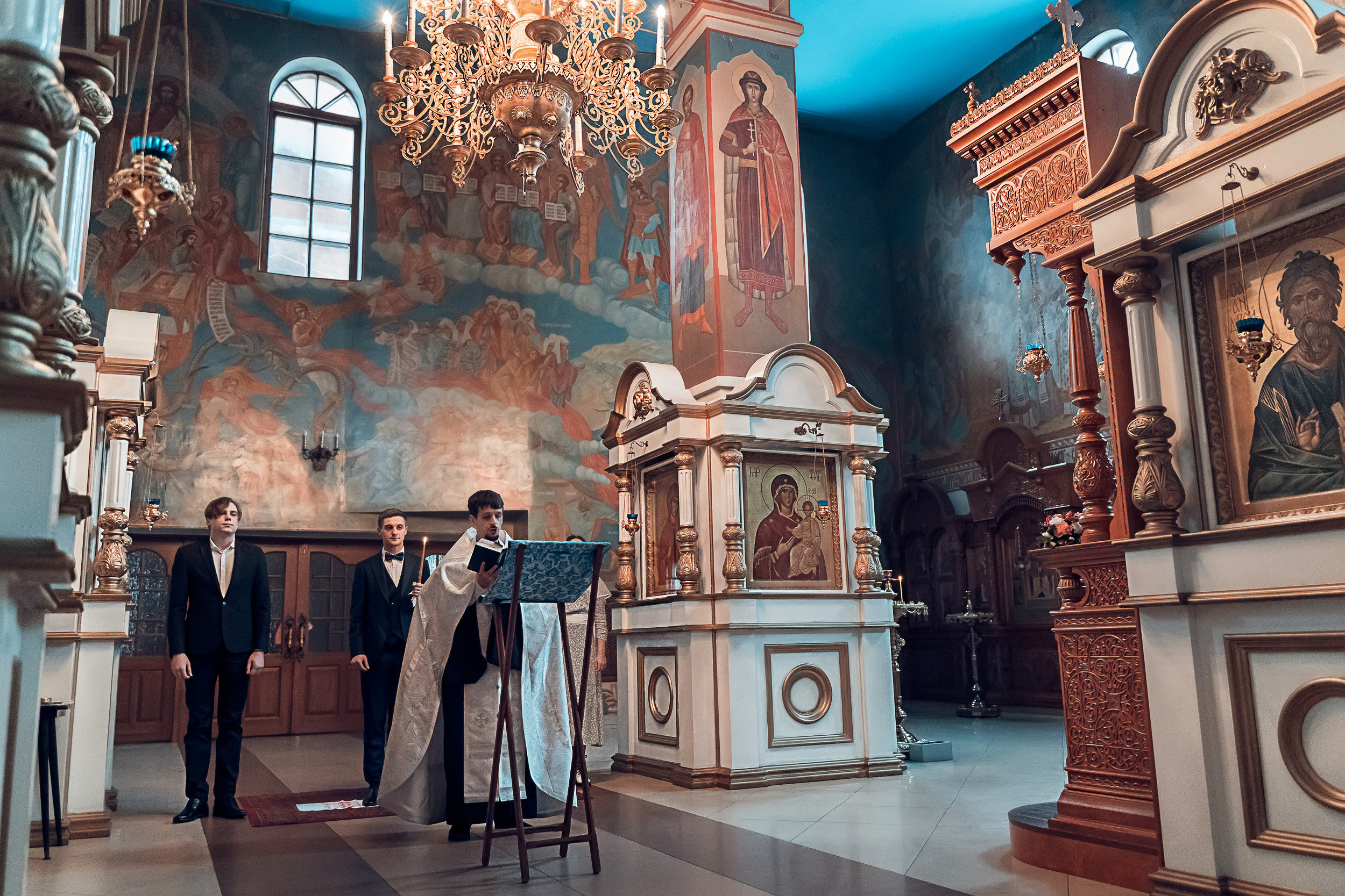 Венчание в храме «Нечаянная Радость» г. Новомосковск. Церковный фотограф Севастополь