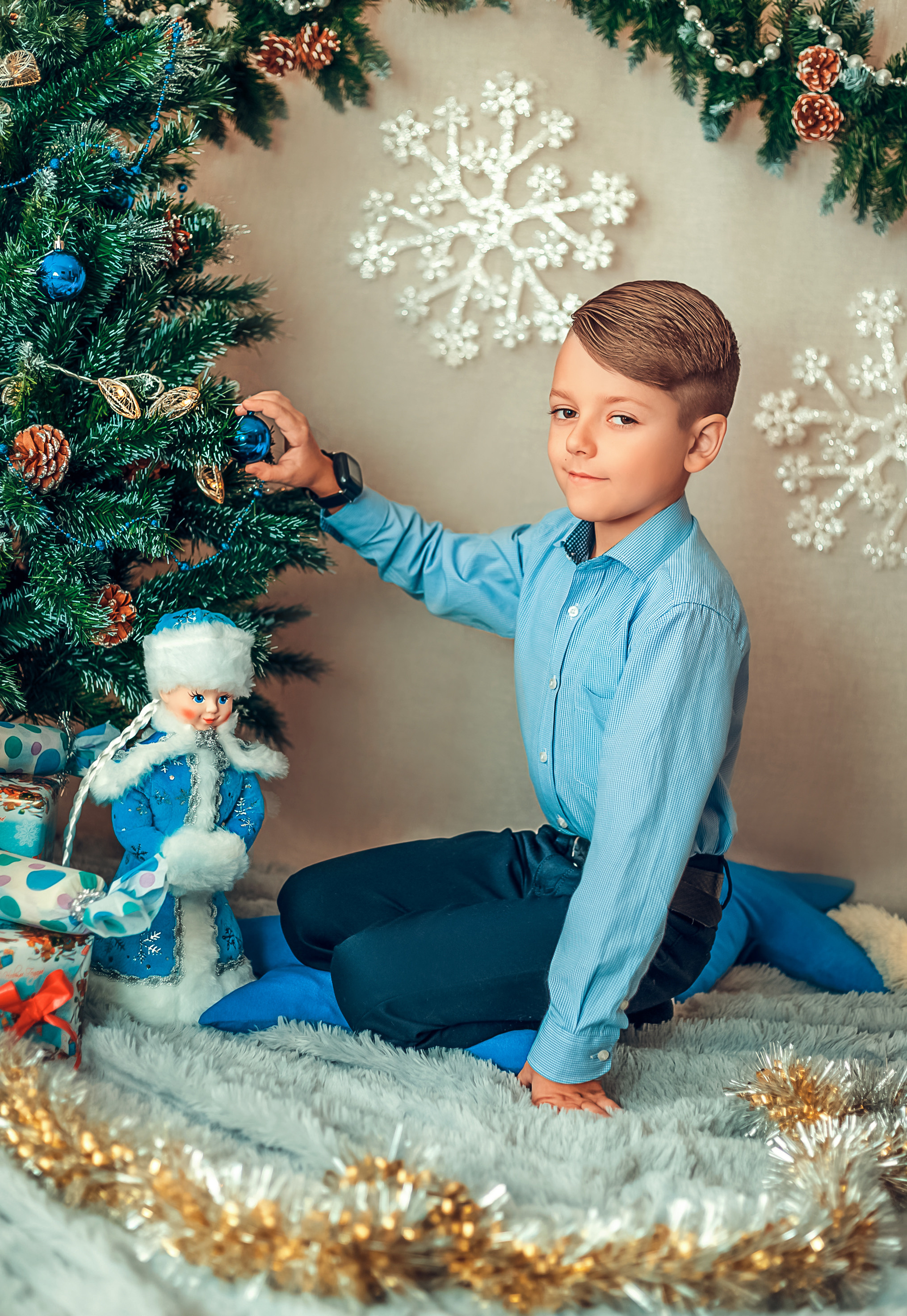 Новогодняя домашняя съемка. Церковный фотограф Севастополь