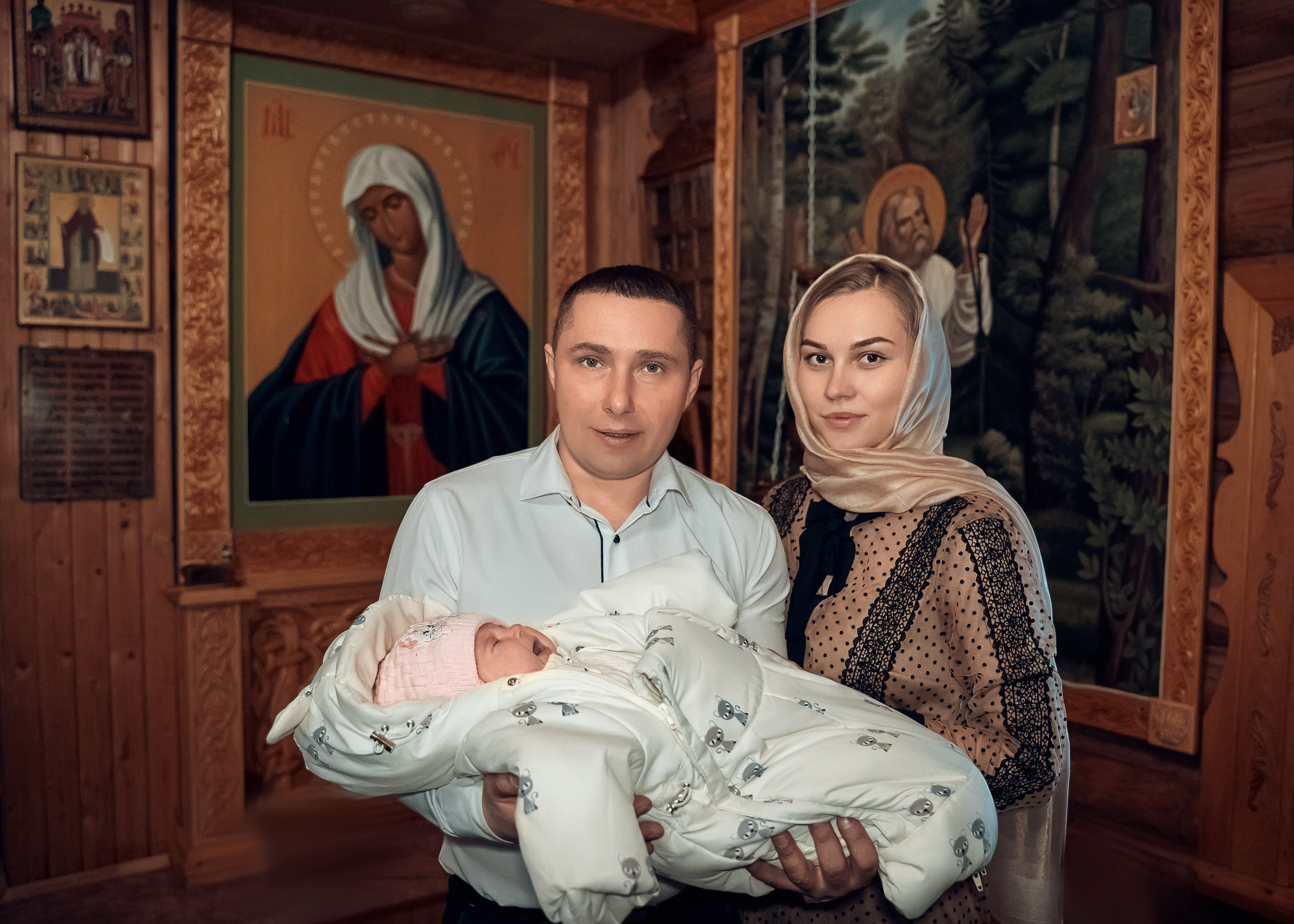 Крещение в храме Преподобного Серафима Саровского с. Дедилово. Церковный фотограф Севастополь