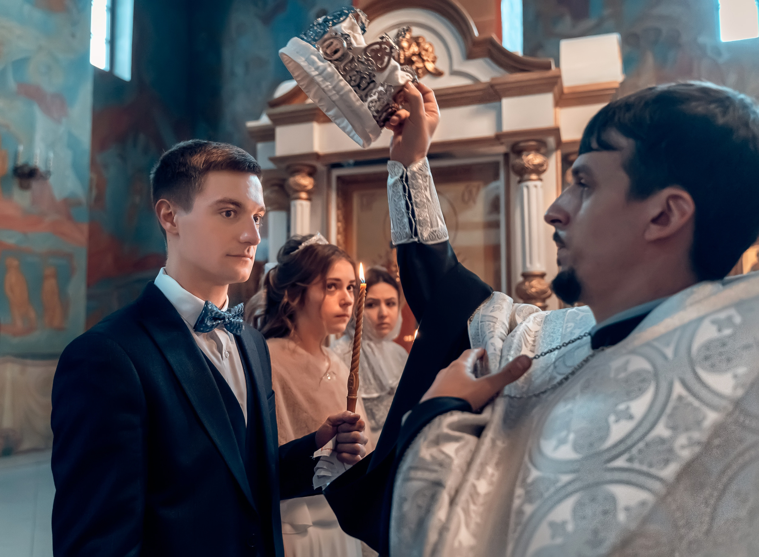 Венчание в храме «Нечаянная Радость» г. Новомосковск. Церковный фотограф Севастополь