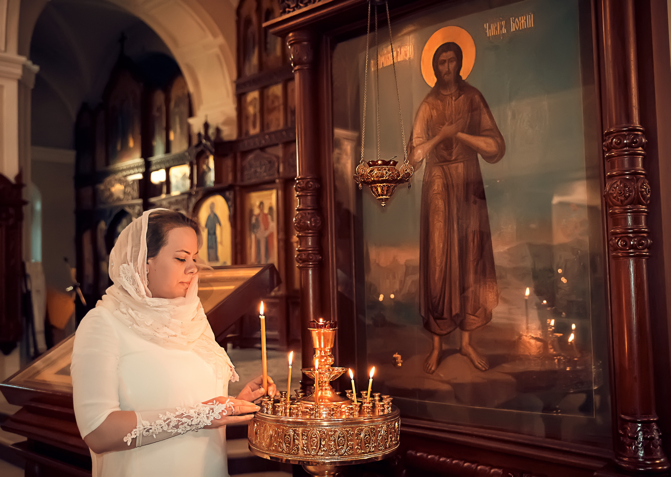 Венчание в храме Алексия Человека Божия г. Москва. Церковный фотограф Севастополь
