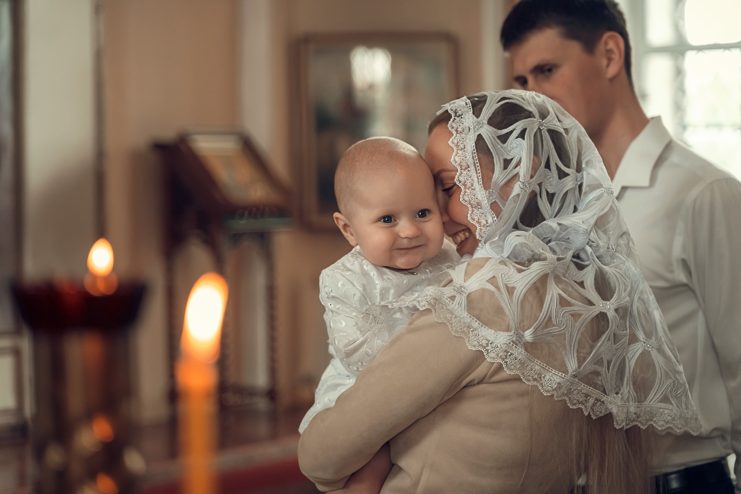 Крещение в Воскресенском храме г. Венев. Церковный фотограф Севастополь