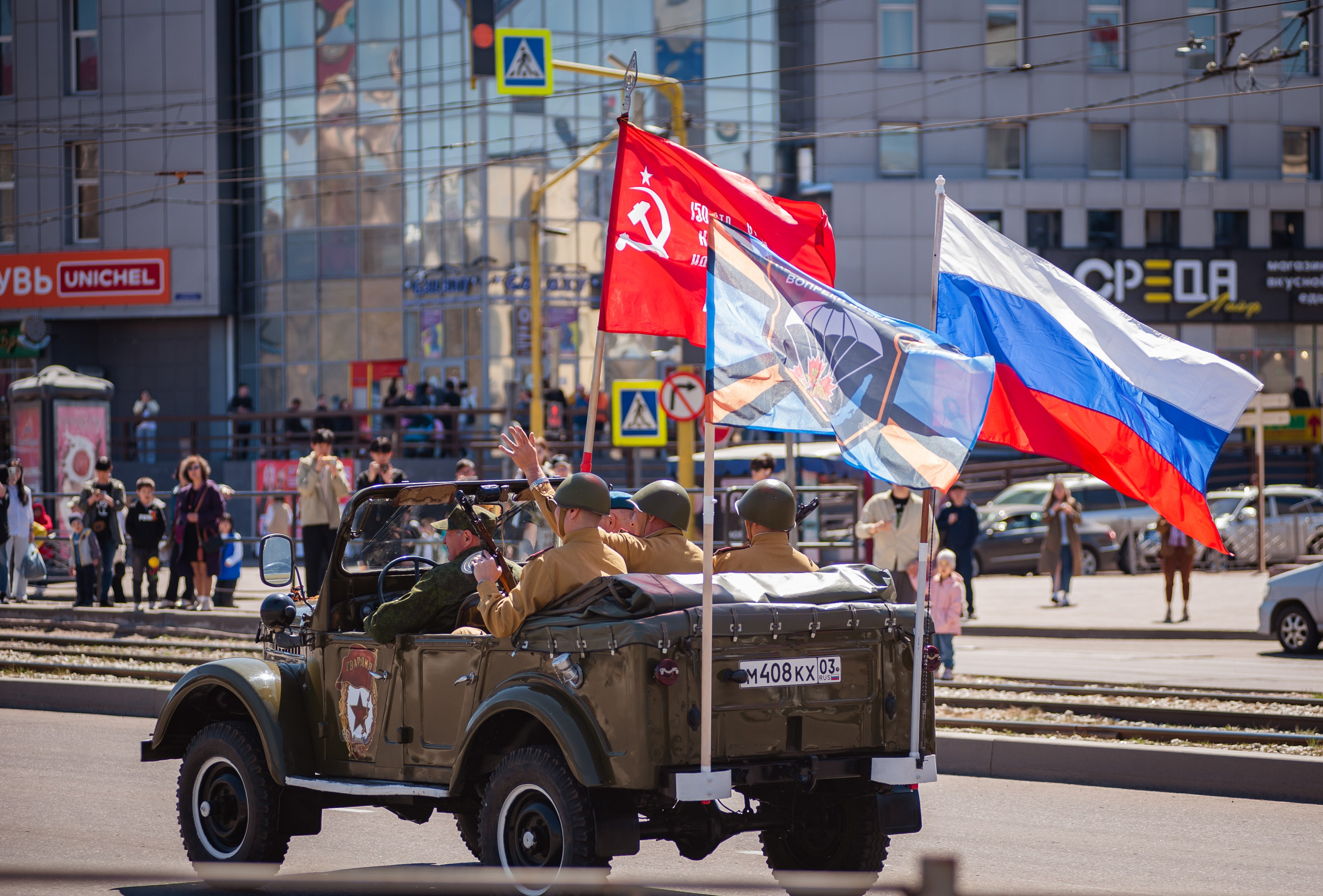 8 Мая. Парад ЮнАрмии. Андреева Александра фотограф в г. Улан-Удэ