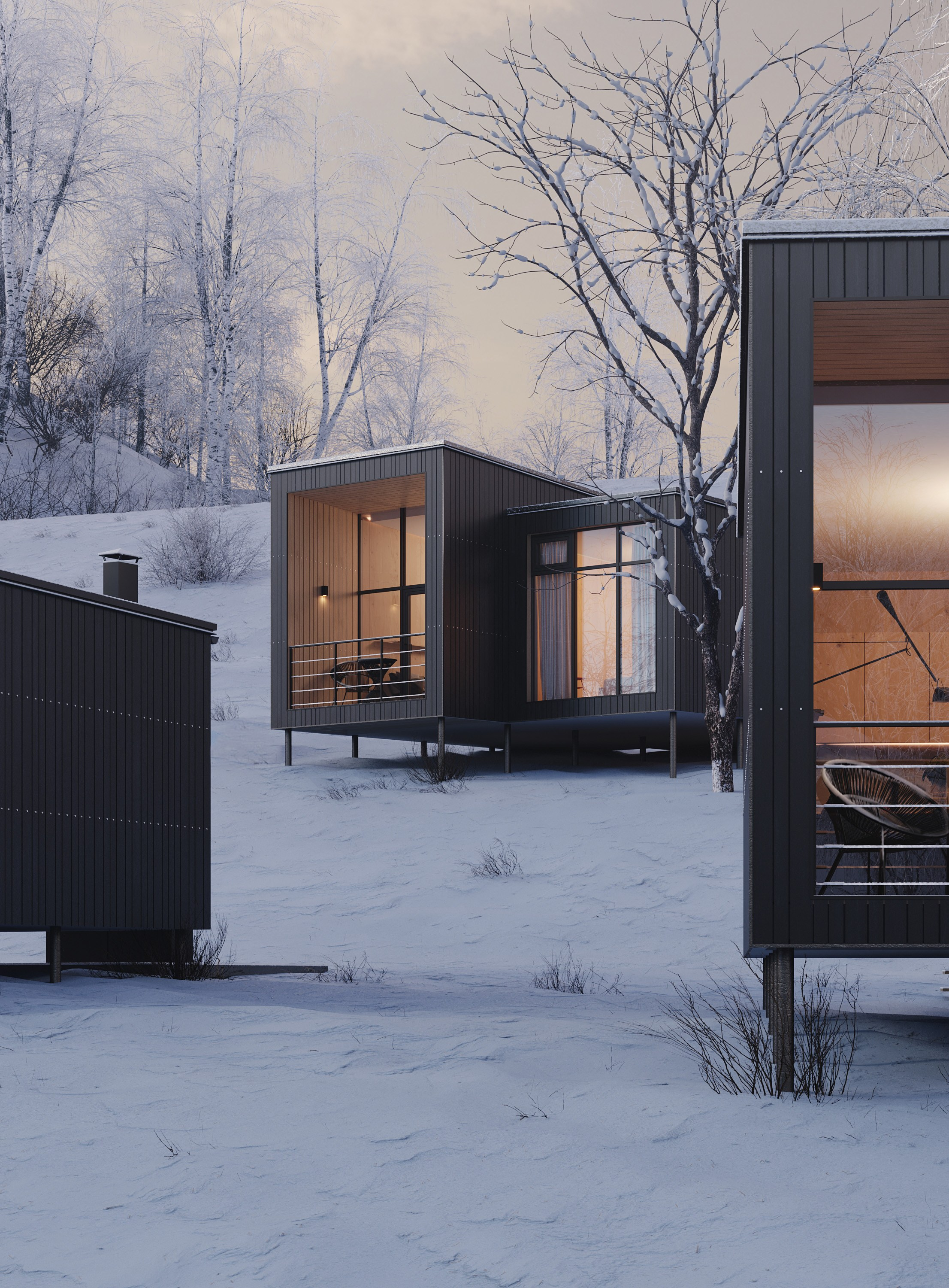 Gora glamping. 3D визуализация для архитекторов и дизайнеров интерьера. Помогаем легко и быстро согласовывать ваши проекты!