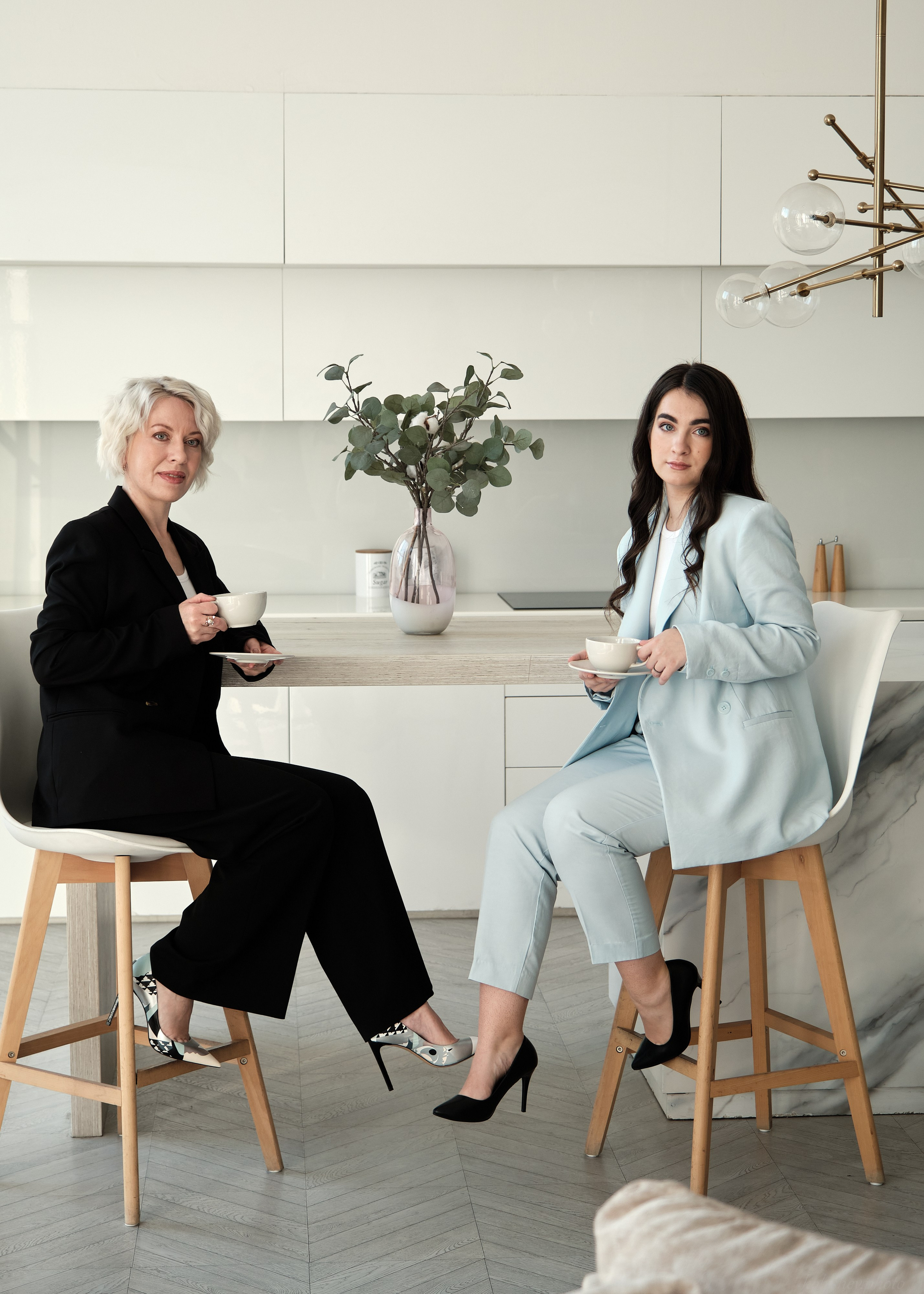 Семейная фотосессия мамы и дочки 3. Портретный фотограф на новый год в Москве Виктория Колышева