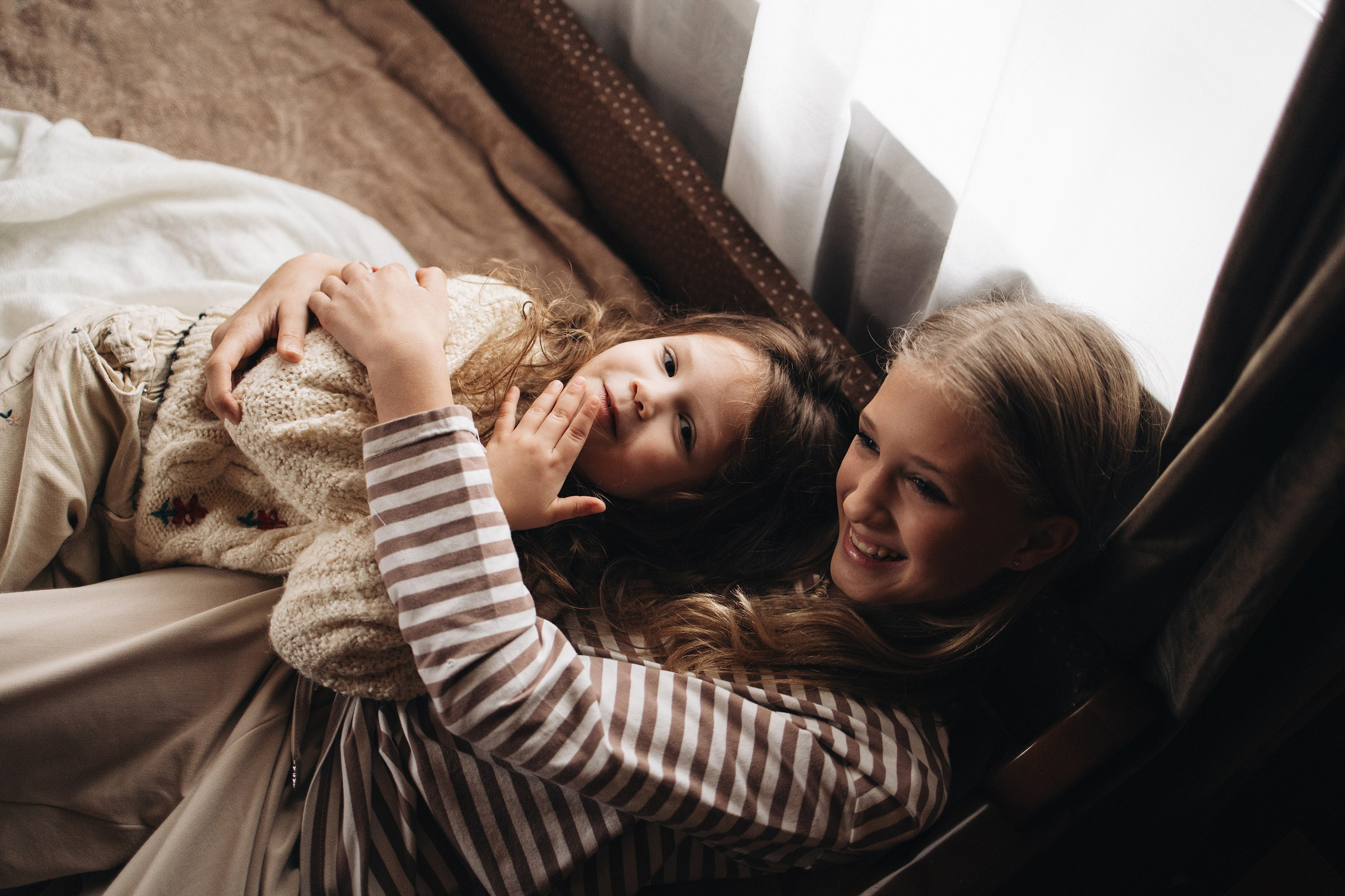 Домашняя съемка для Семёна, Маруси и Ани. Семейный фотограф в Москве Марина Петра
