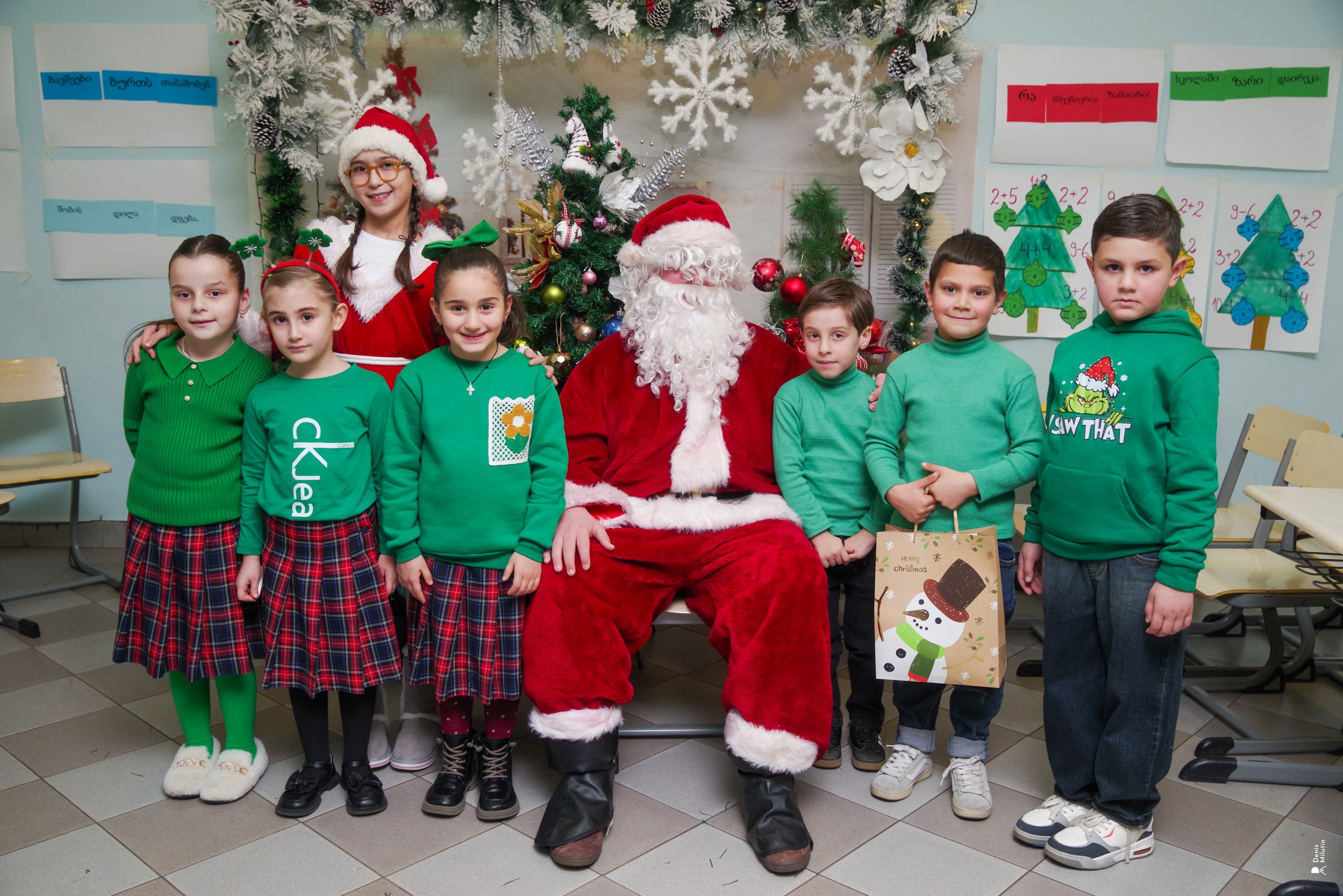 Викторина в школе. Портретный фотограф Денис Милютин
