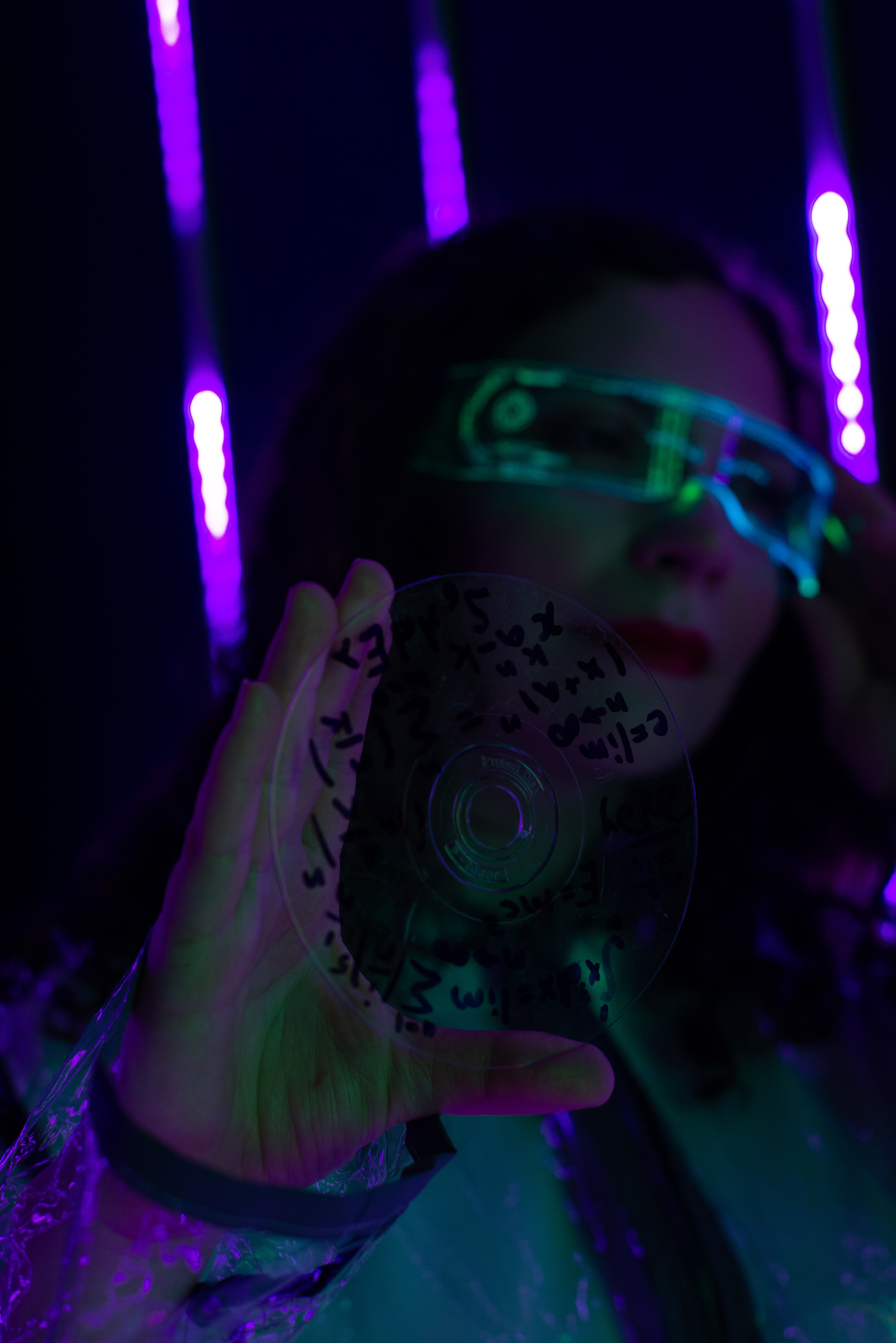 Анна в стиле киберпанк. Фотограф и дизайнер в Москве Екатерина Лобачева