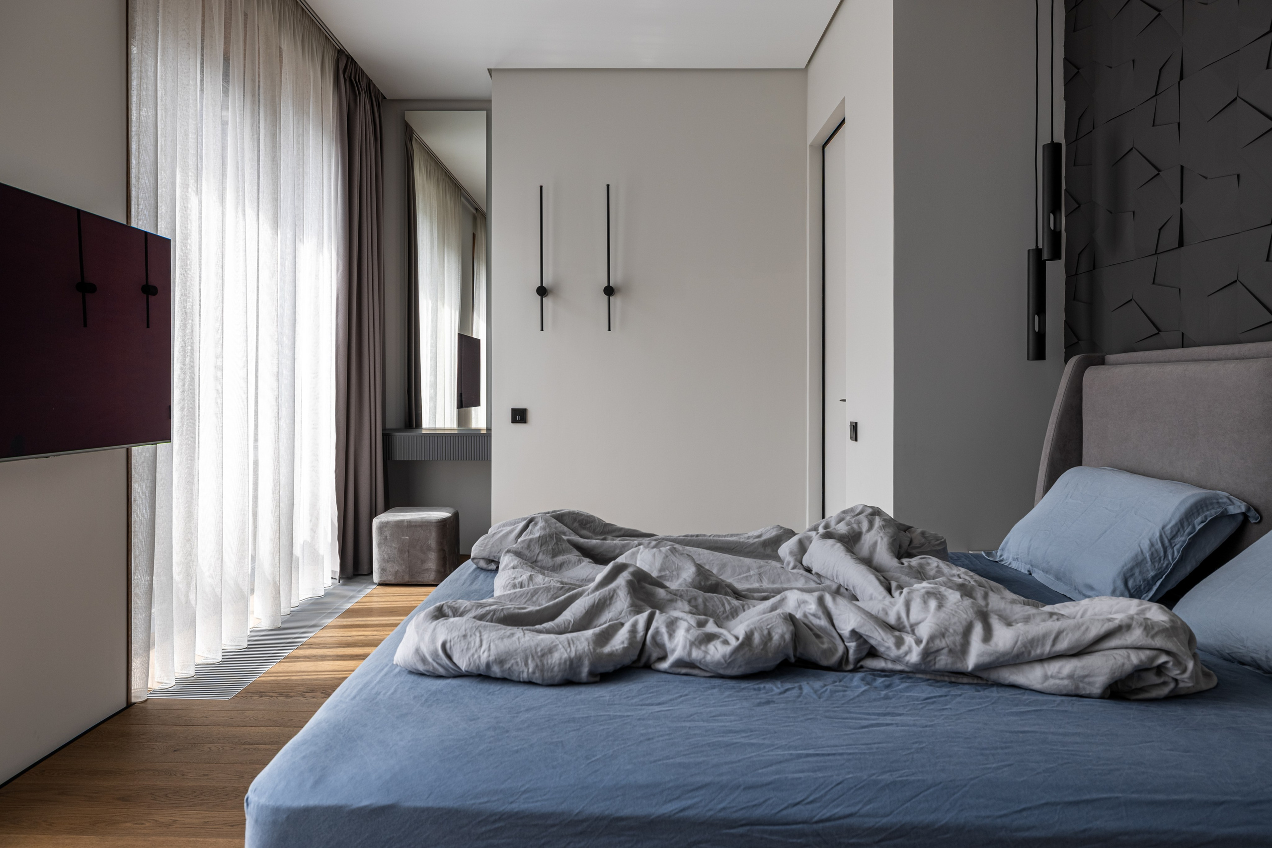 Дизайнерская семейная квартира с панорамными окнами. Veselinskiy| Интерьерный фотограф | Москва