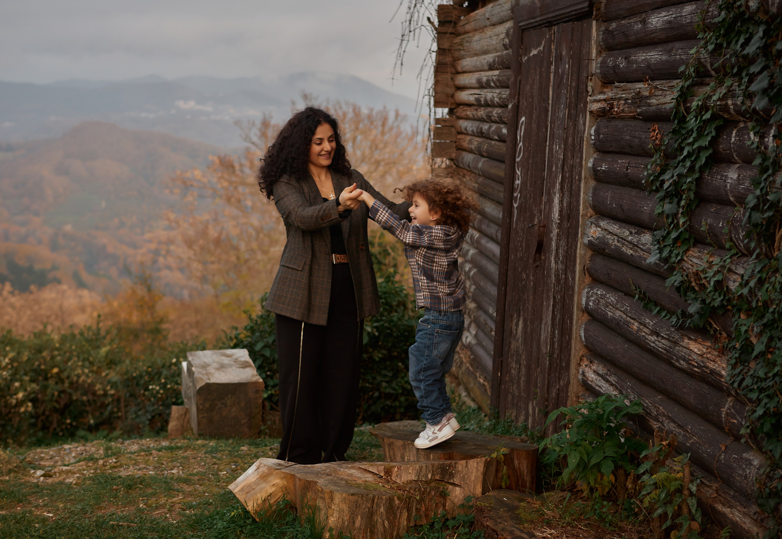 Чайные домики осень. Свадебный и семейный фотограф в Сочи-Красной поляне Ларионова Анна