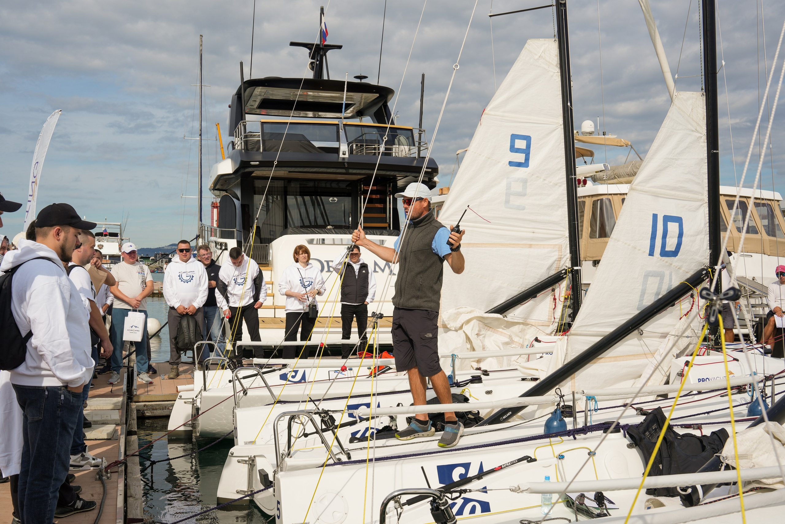 Яхтенная регата для компании Агрегатка. Репортажный фотограф в Красной Поляне и Сочи Павлюченко Екатерина