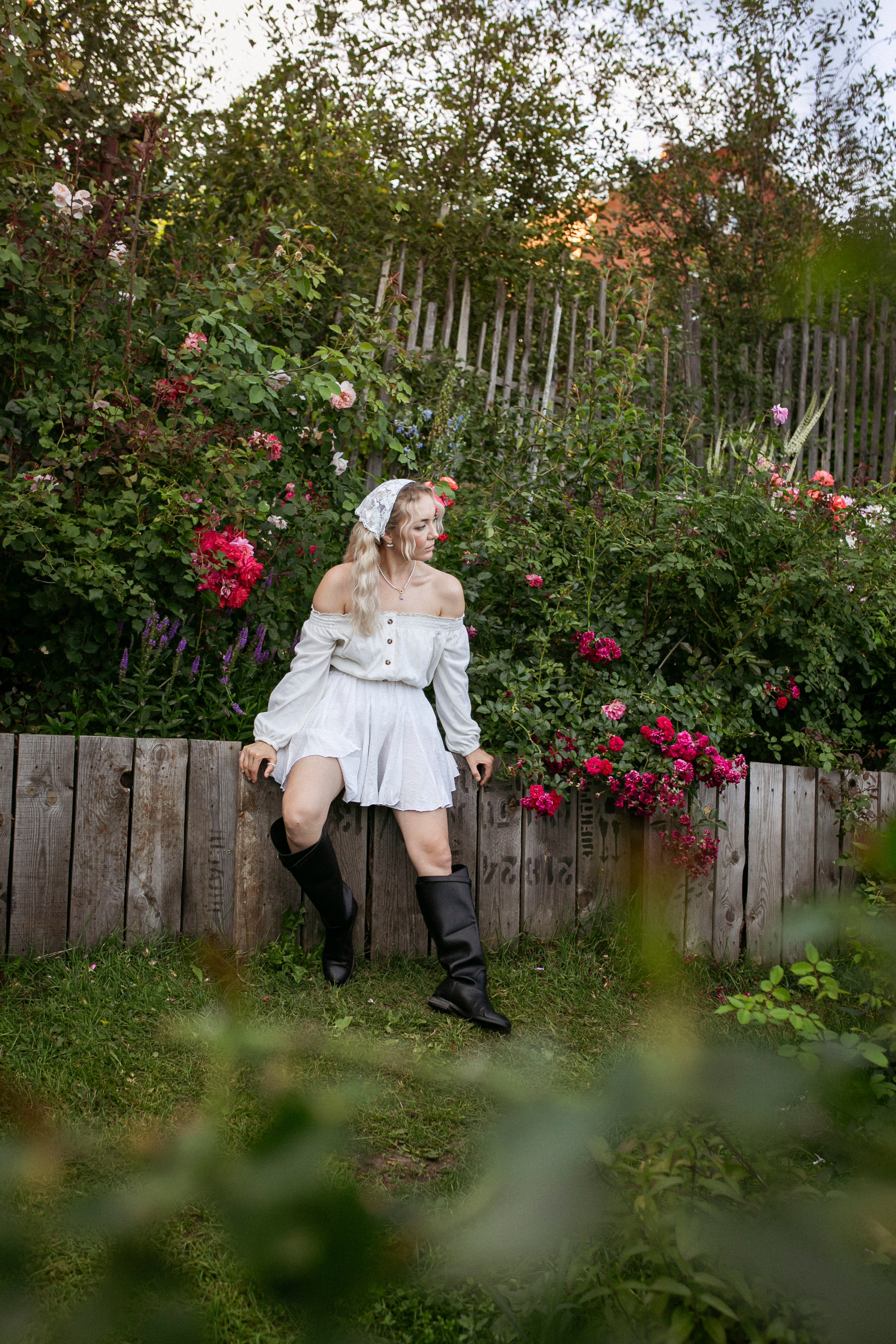 Фотосессия в шикарном саду с розами. Семейный и детский фотограф в Ижевске Анастасия Камариттинова