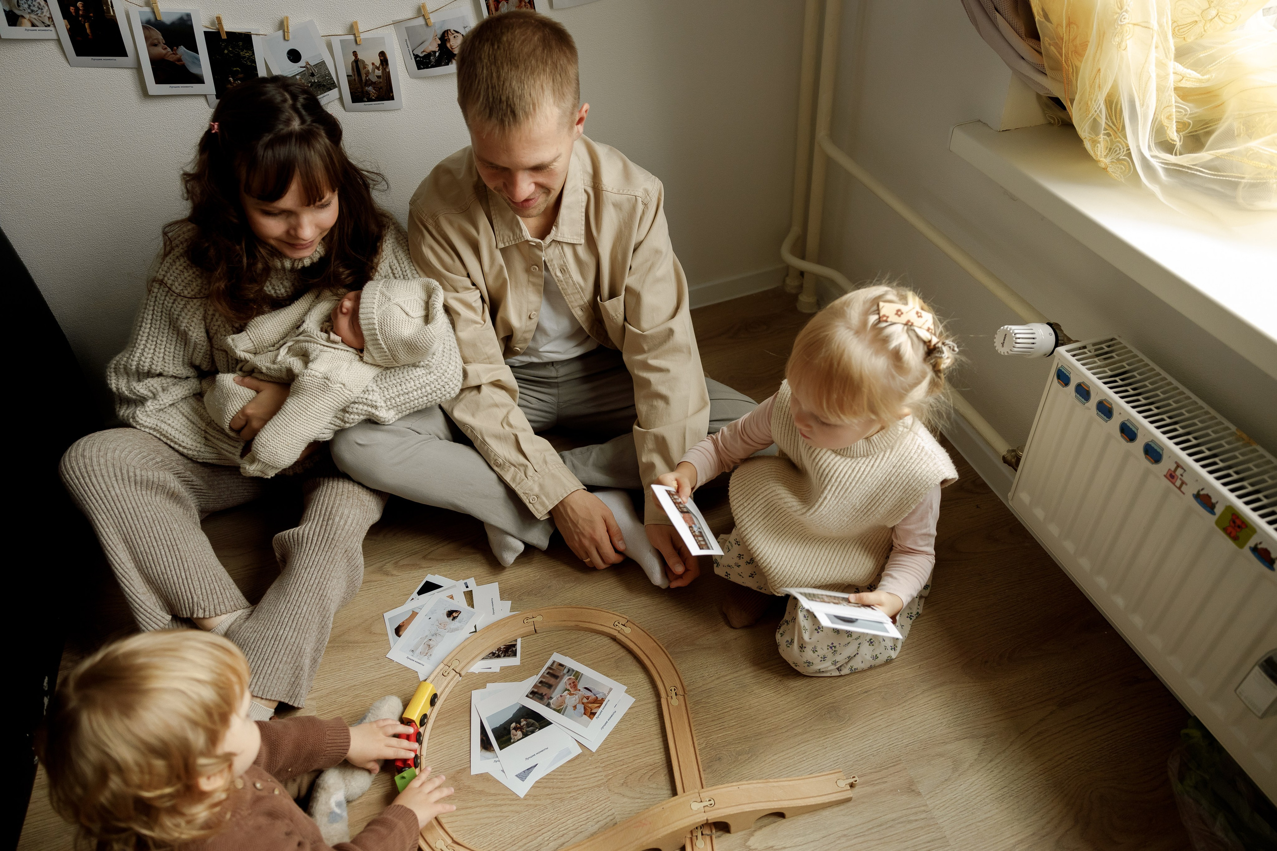 Домашняя семейная съёмка. Фотограф Москва