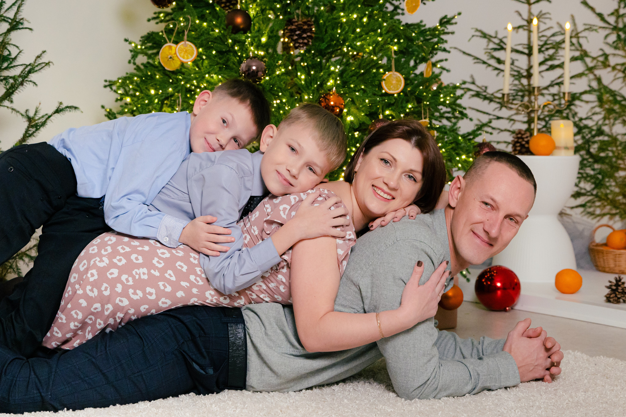 Семья Новый год 2026. Фотограф / Видеограф Братск Юлий Дежин