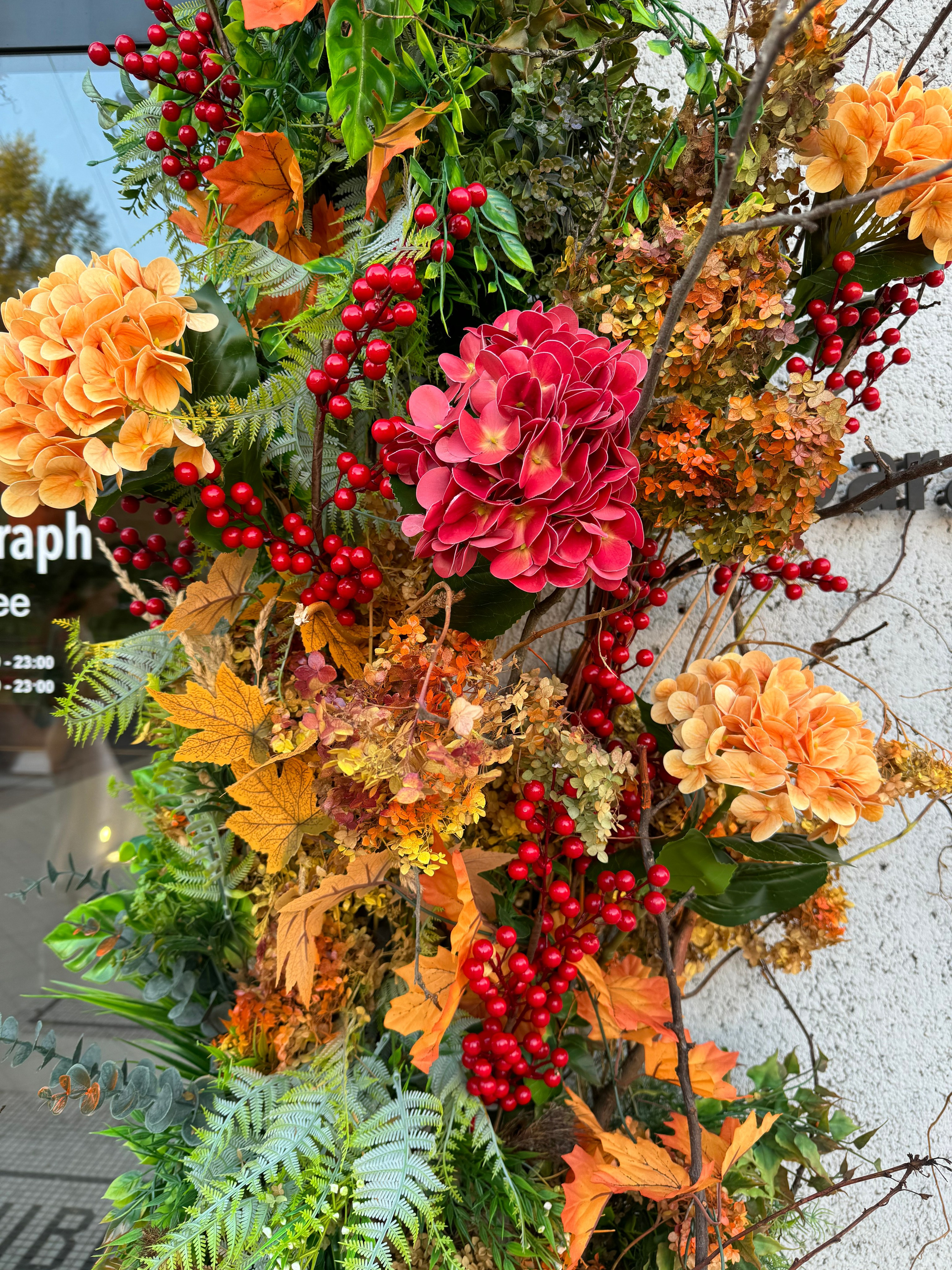 Входные группы ОСЕНЬ. Декоратор в Минске Алёна Шевелёва. Оформление входных групп осень/зима. Декор заведений