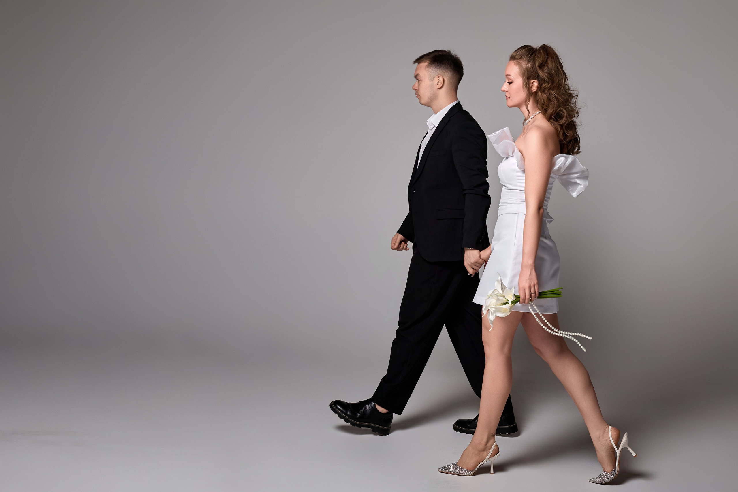 Свадебная фотосессия в гостинице и в студии