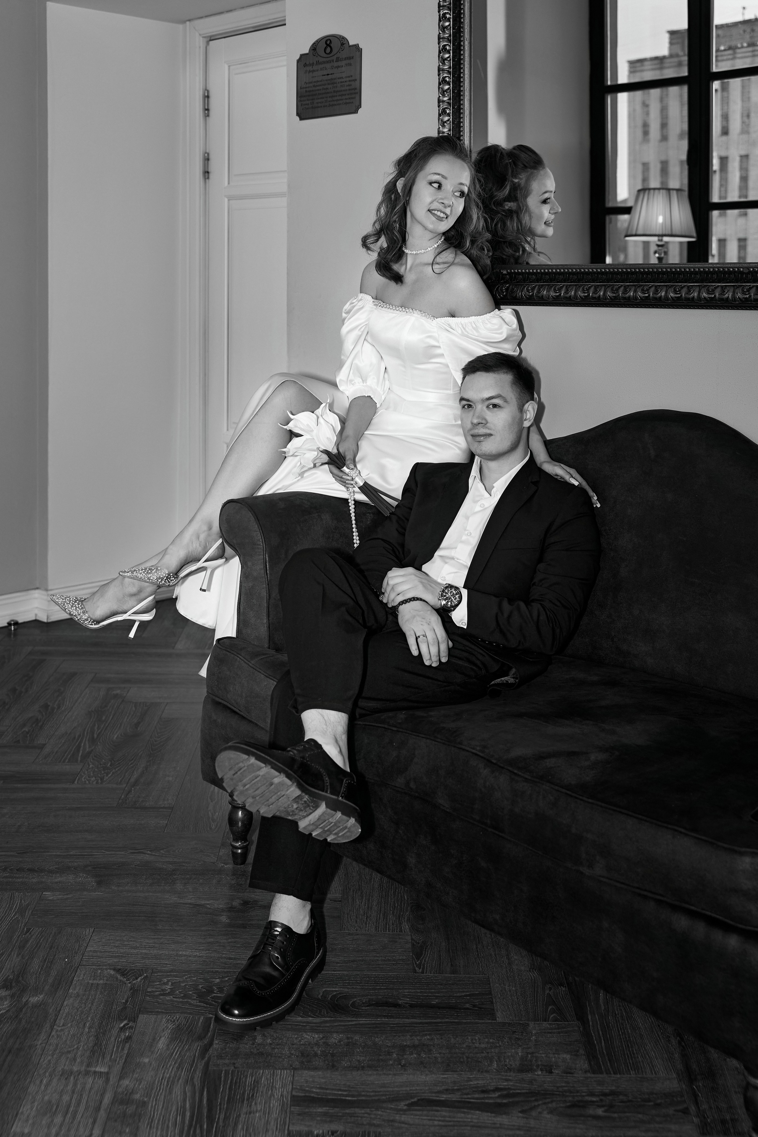 Свадебная фотосессия в гостинице и в студии