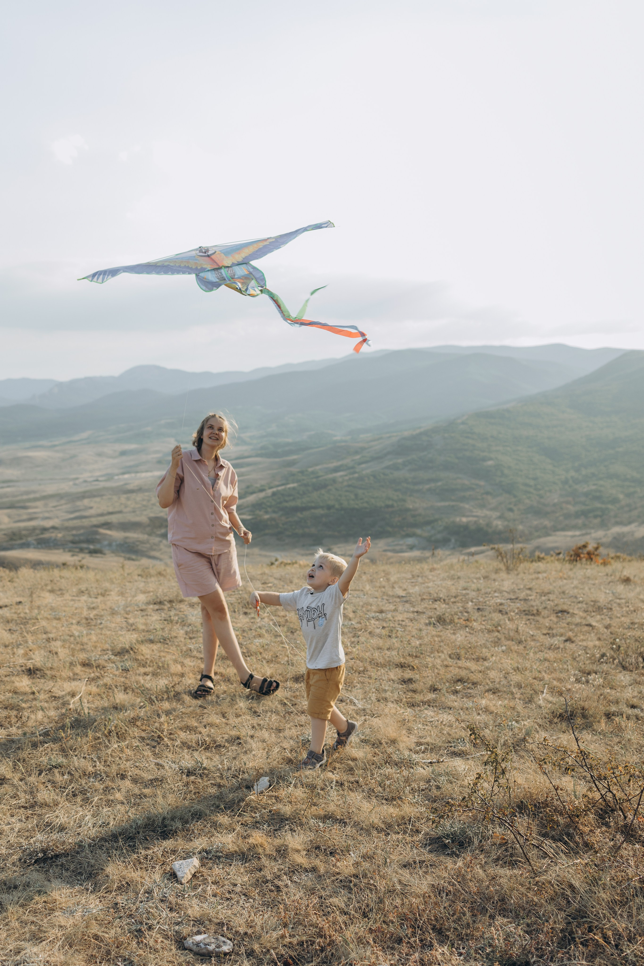 Воздушный змей. Семейный фотограф в Москве Виктория Ястребинская