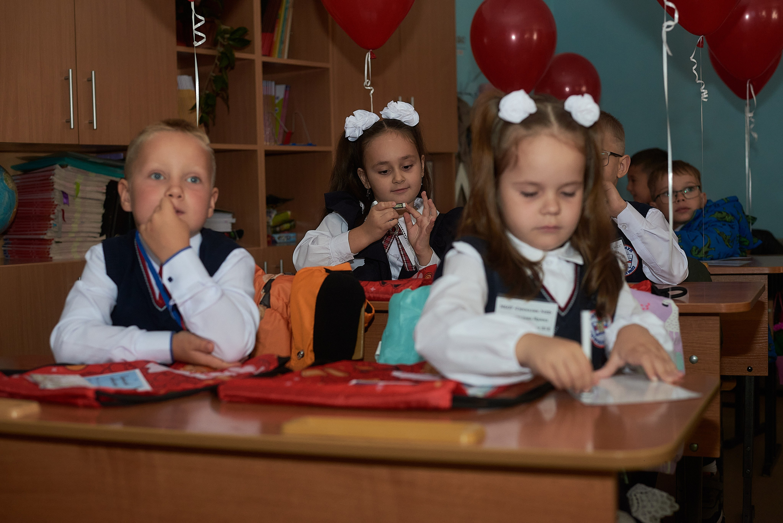 Первый класс. Фотограф Елена Дука. Контент съемка. Семейная фотография