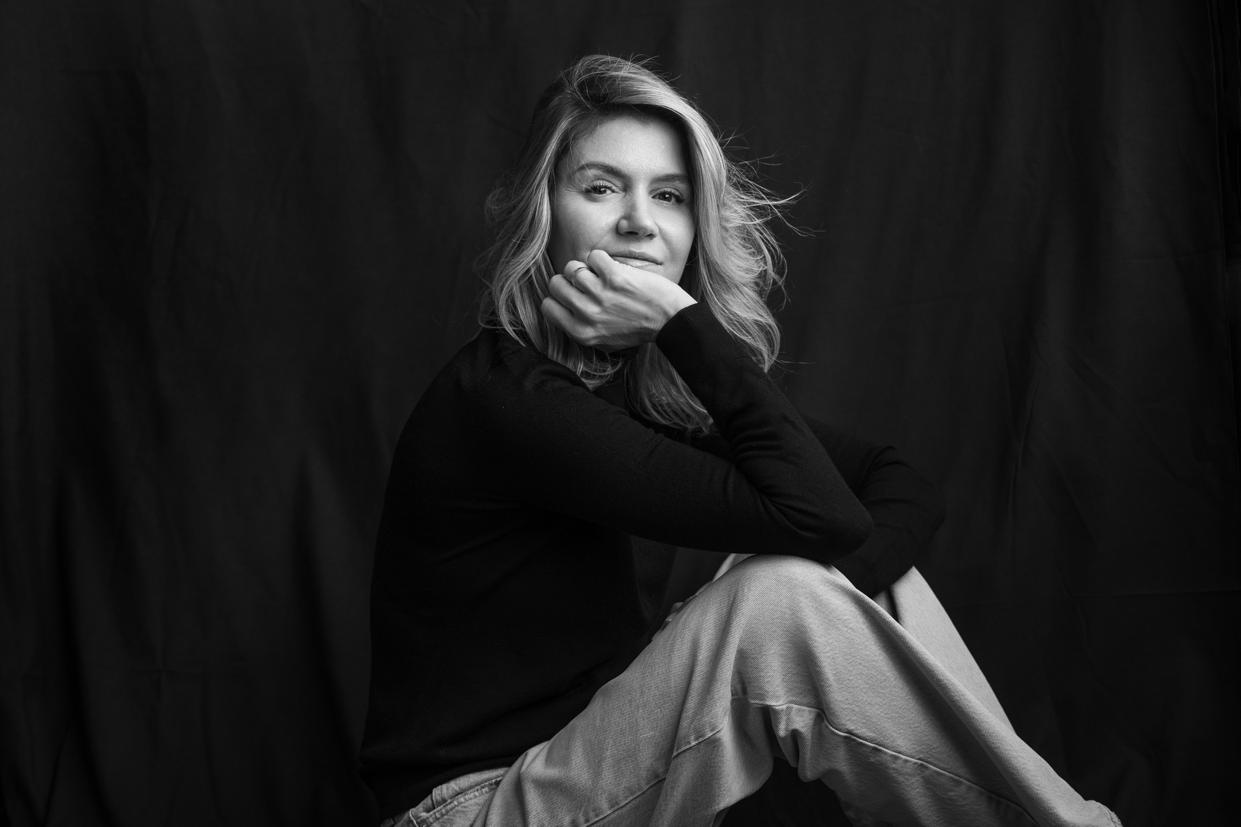 Черно-белая портретная фотосессия. Портретный фотограф в Москве Казьмина Олеся