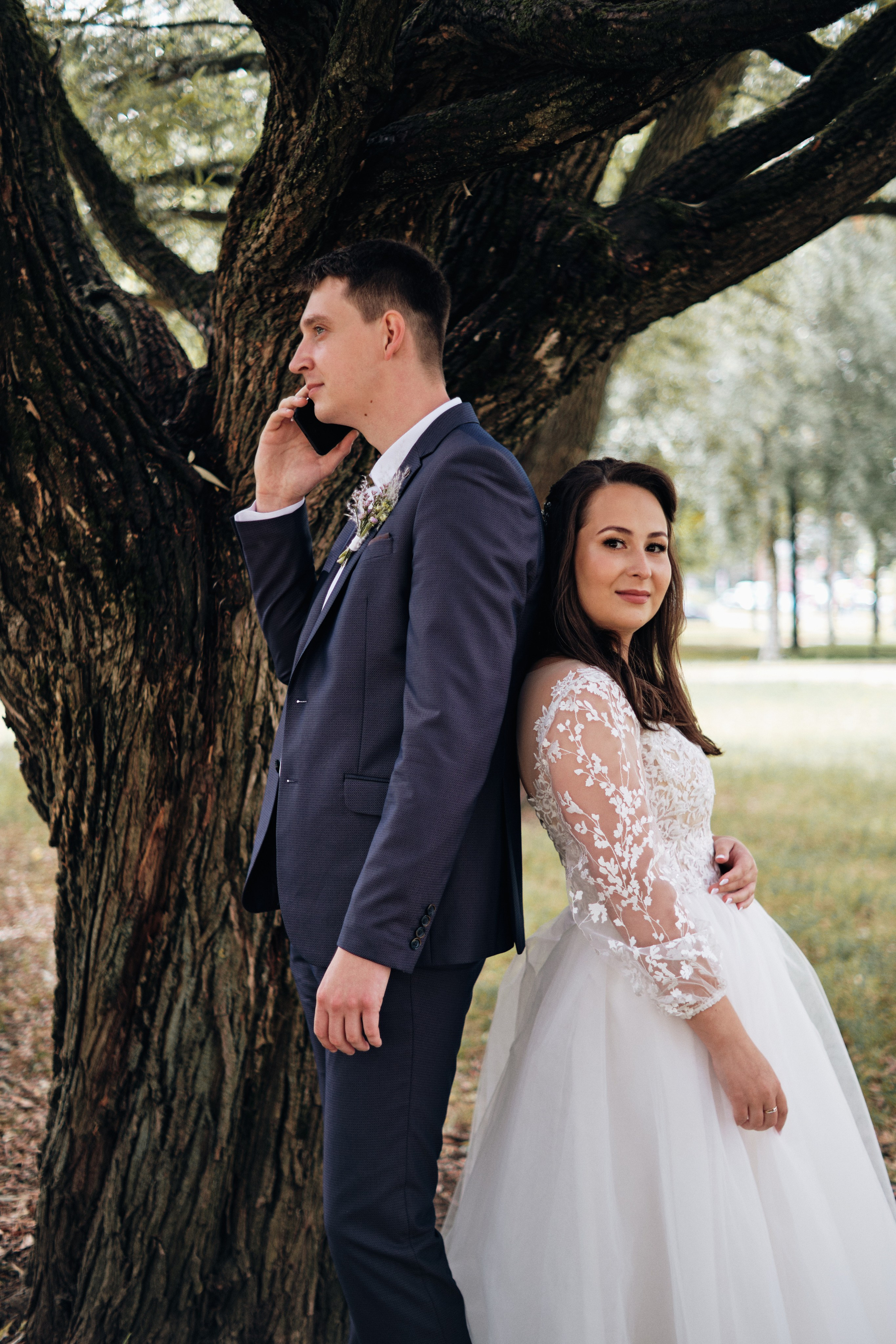 Свадебная фотосессия в парке
