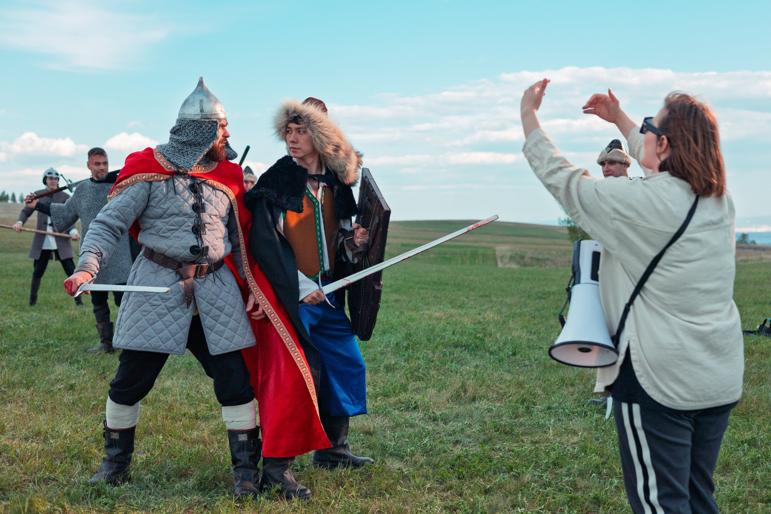 Бэкстейдж-съемка рекламы охранной компании «Тамерлан». Фотограф Белов Тимофей | Красноярск