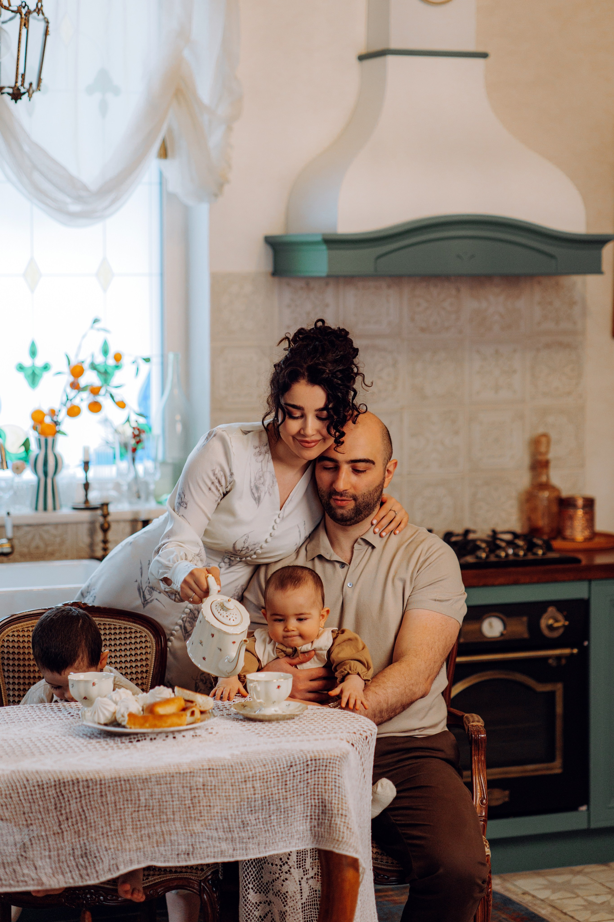 Альбина с семьей. Фотограф Татьяна Хисметова