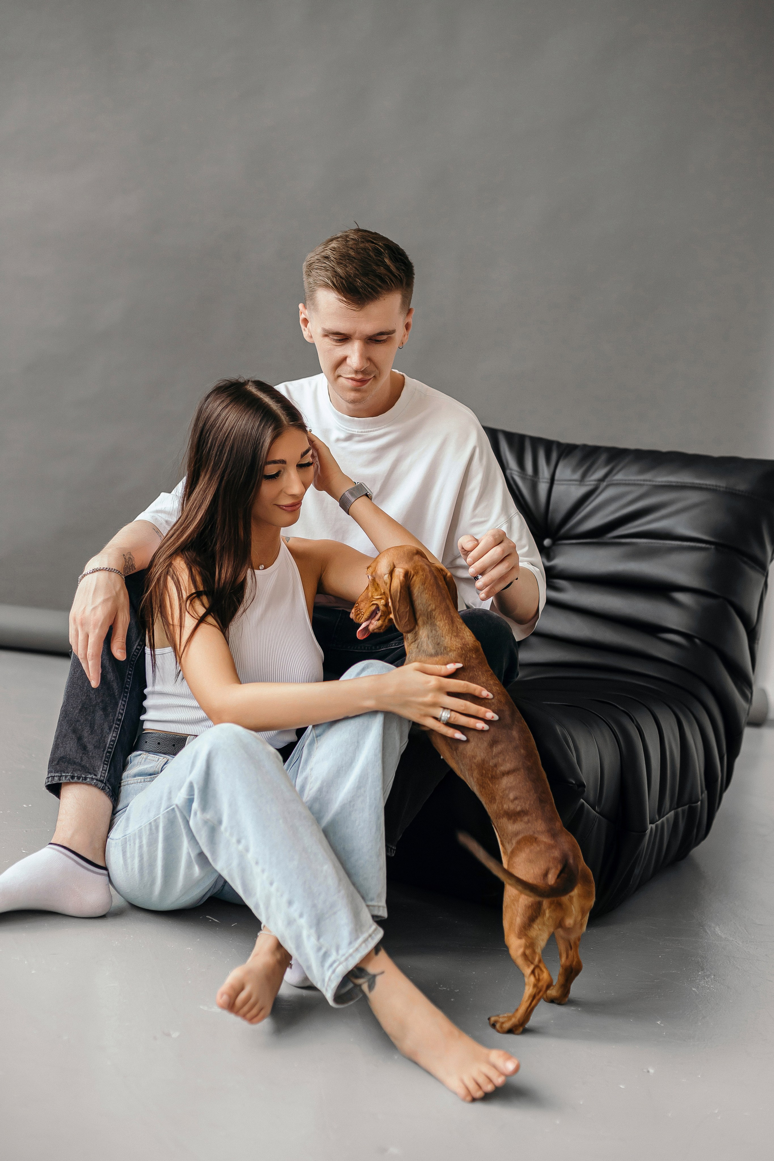 Анна и Валентин + Чапа. Портретный и семейный фотограф в Минске